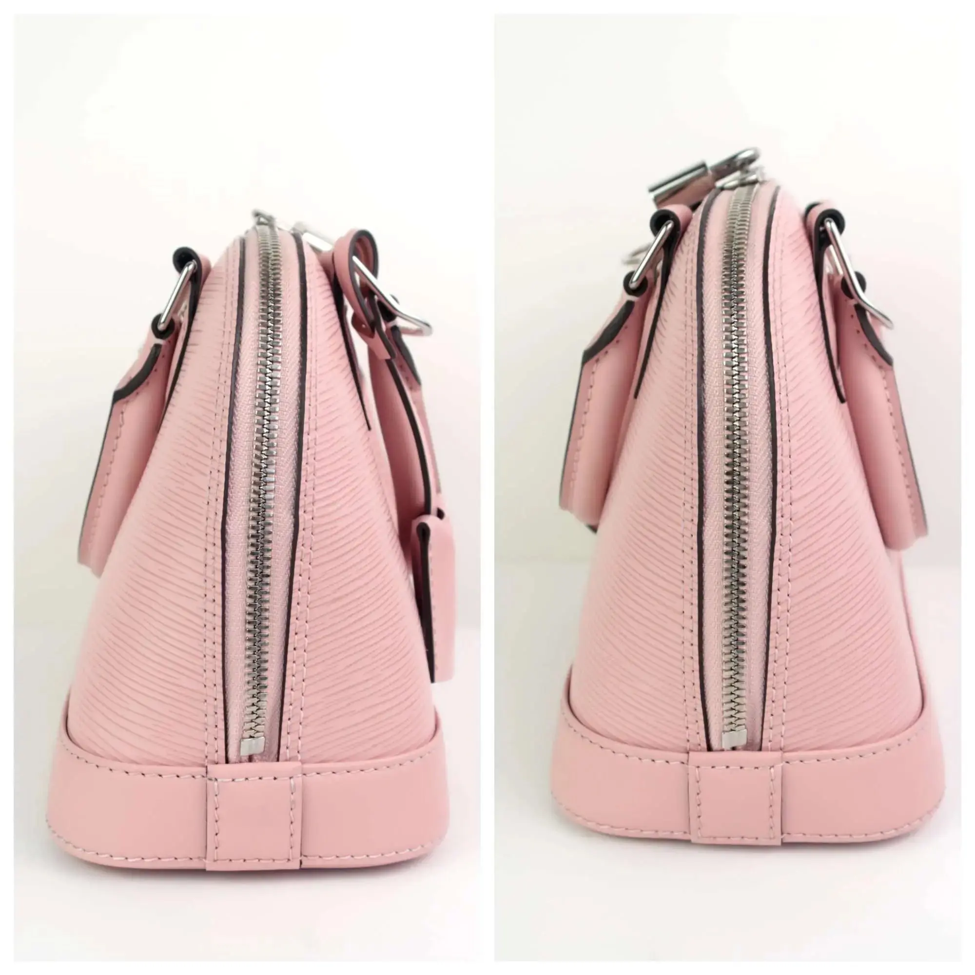 Louis Vuitton Epi Alma BB Rose Ballerine Bag - Image 24