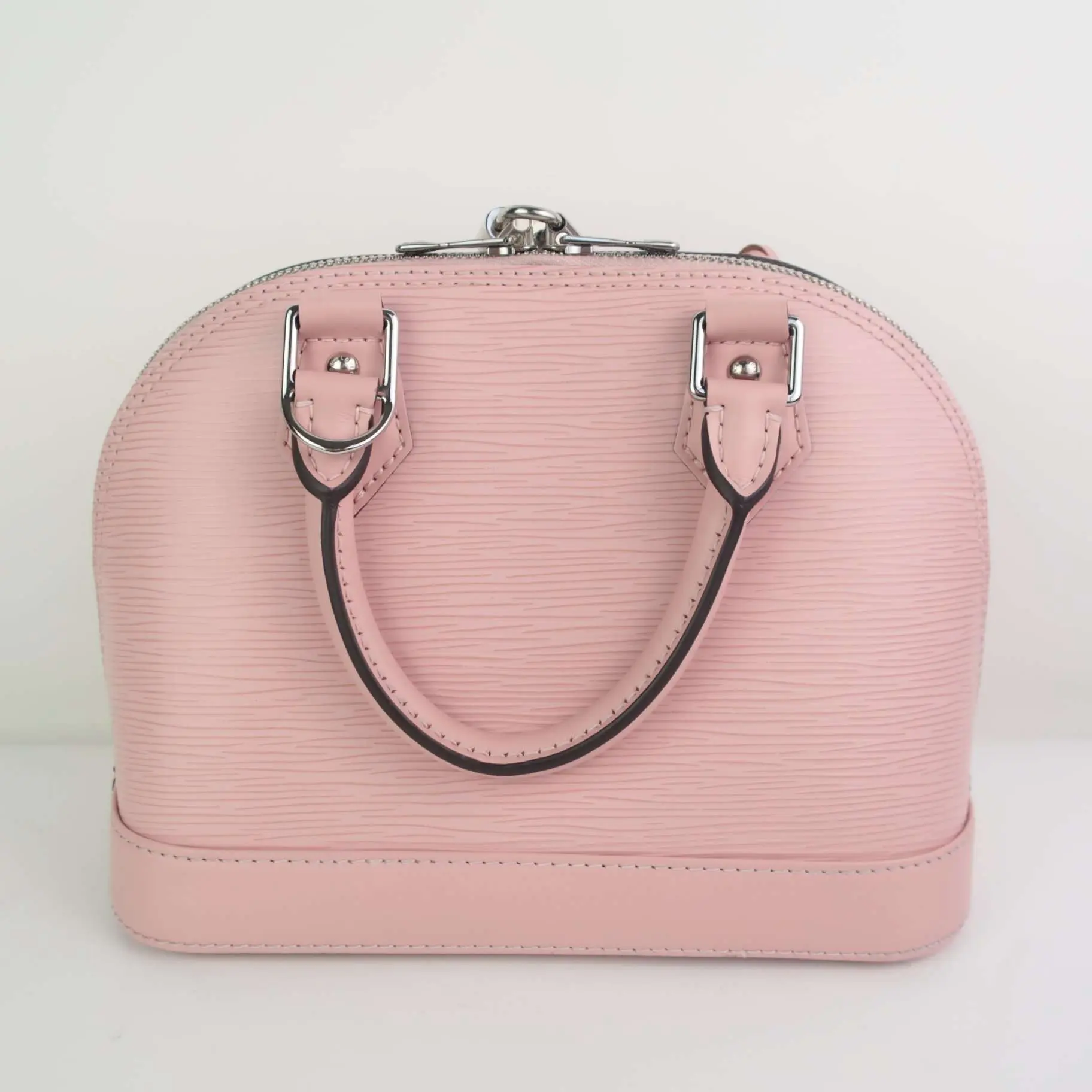 Louis Vuitton Epi Alma BB Rose Ballerine Bag - Image 30