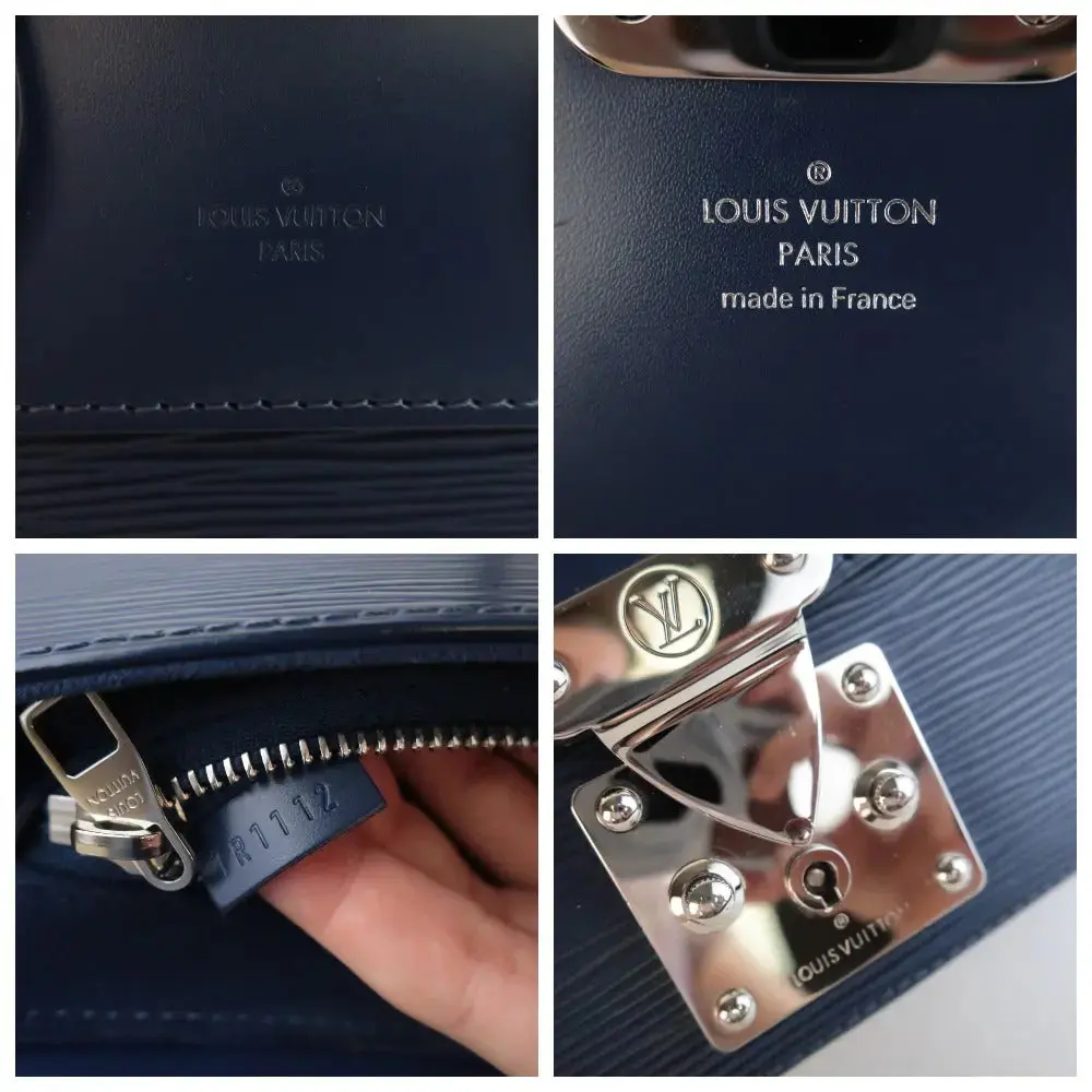 Louis Vuitton Epi Leather Blue Eden PM Shoulder Bag - Image 12