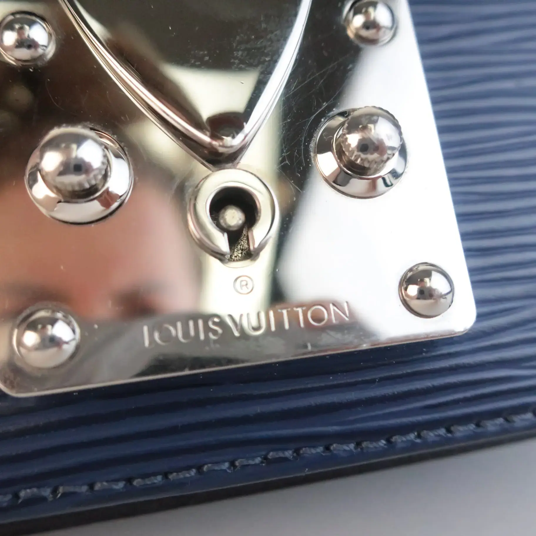 Louis Vuitton Epi Leather Blue Eden PM Shoulder Bag - Image 13