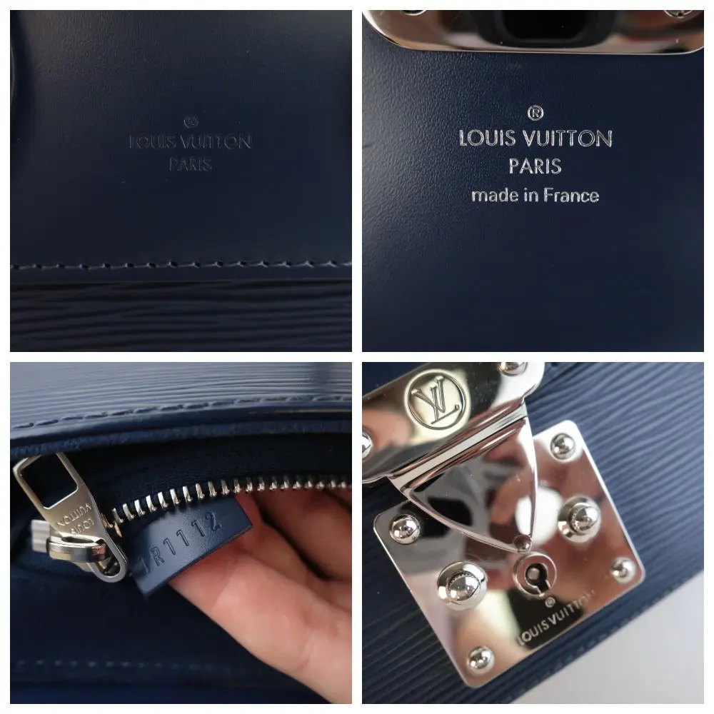 Louis Vuitton Epi Leather Blue Eden PM Shoulder Bag - Image 15