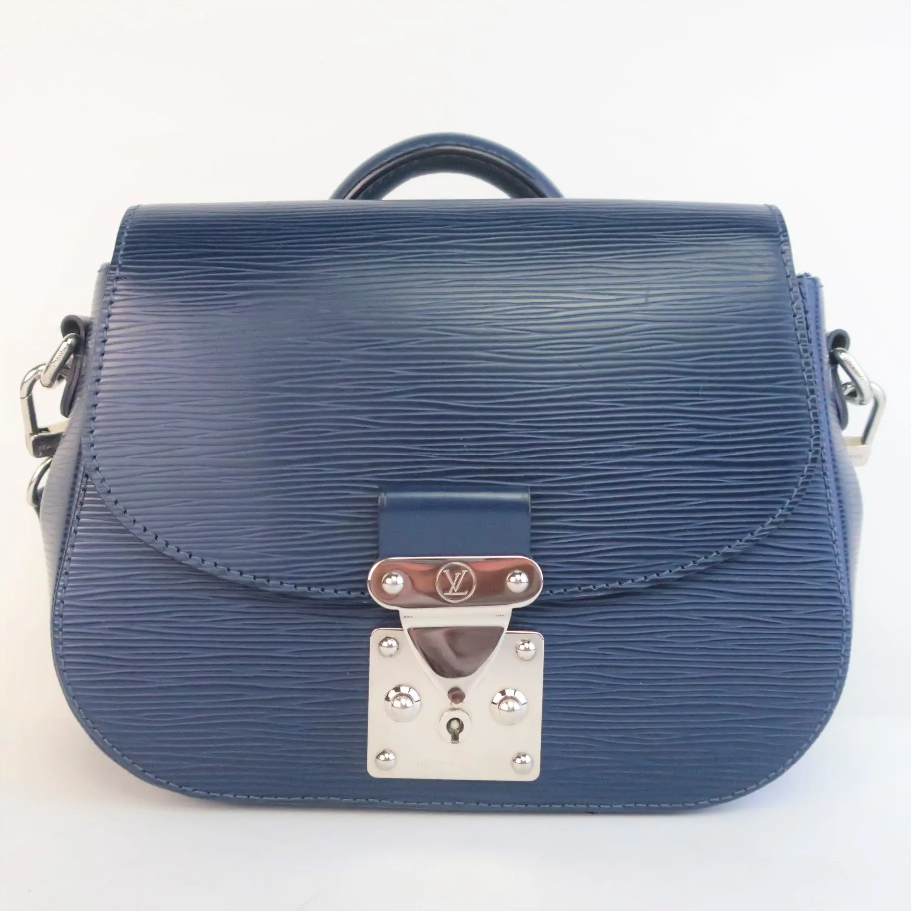 Louis Vuitton Epi Leather Blue Eden PM Shoulder Bag - Image 3