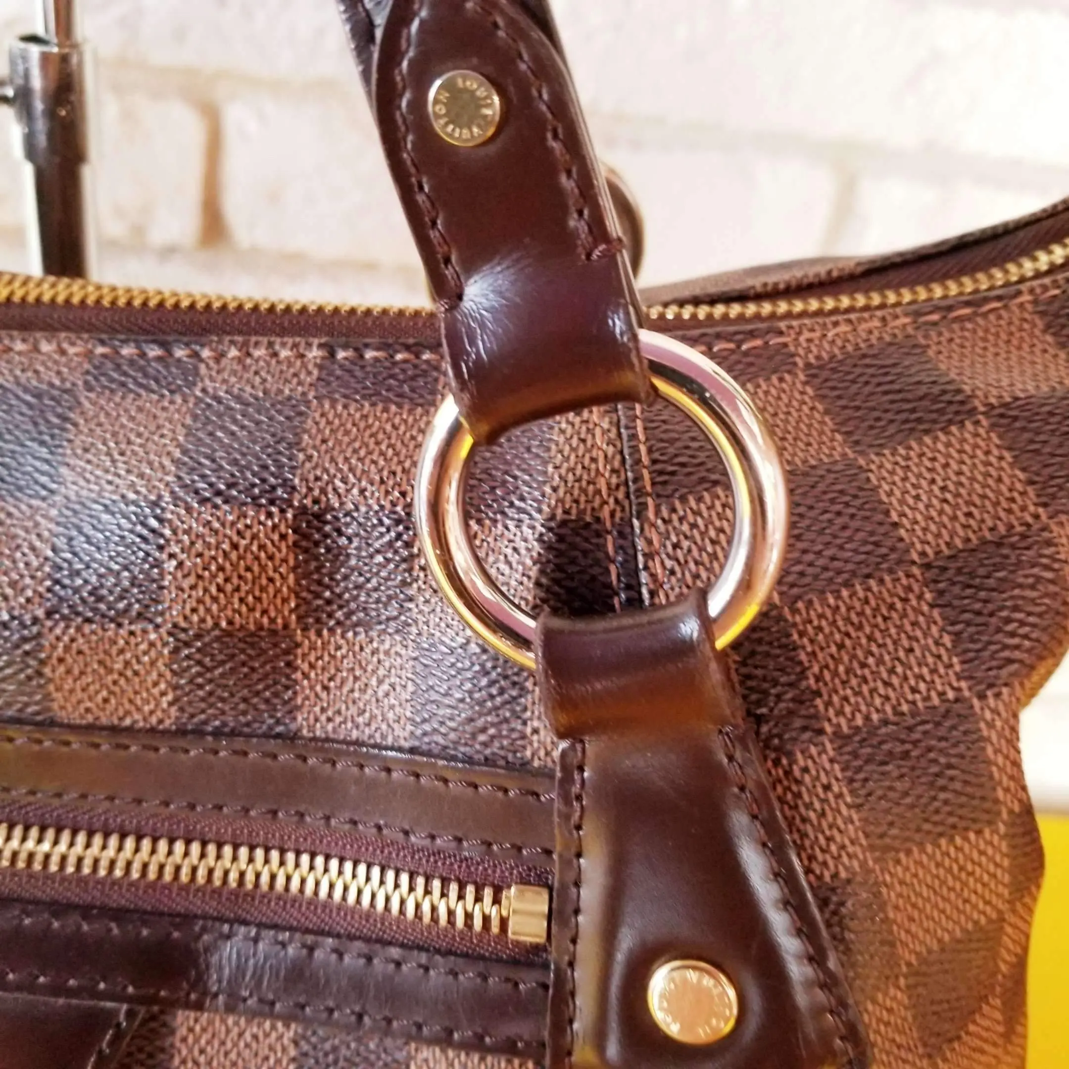 Louis Vuitton Evora MM Damier Ebene Bag - Image 37