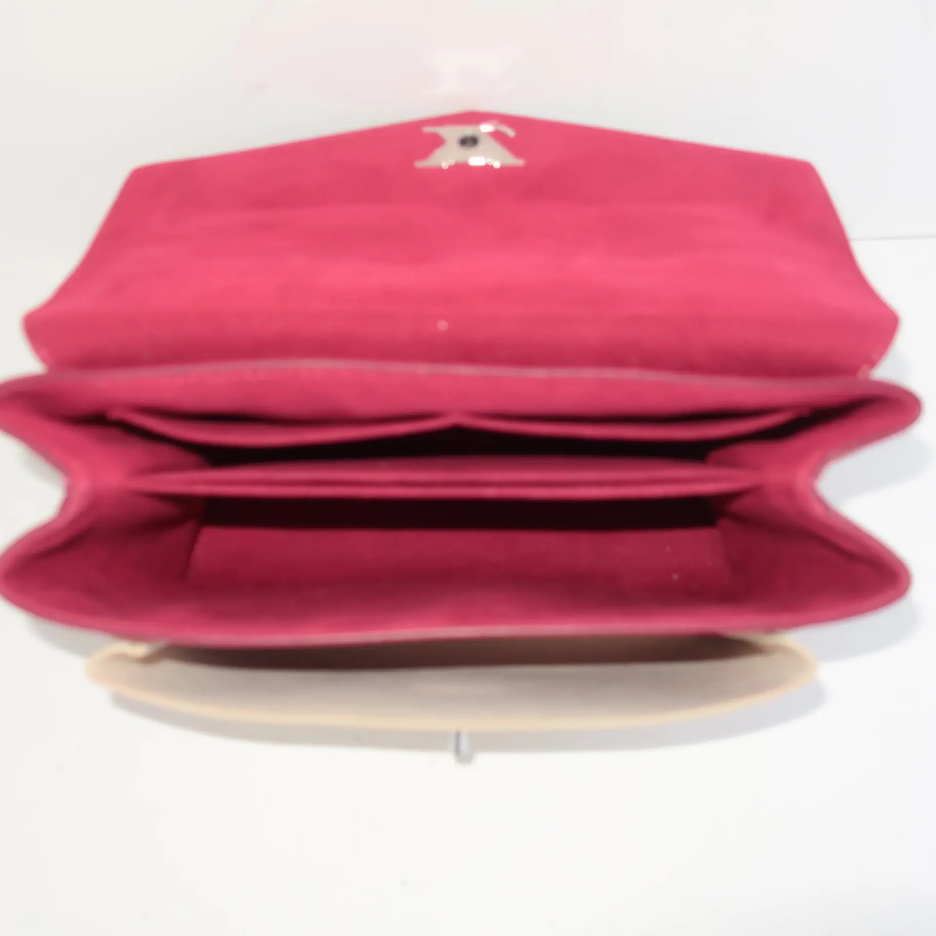 Louis Vuitton Fuchsia/Pink Pebbled Leather Mylockme Bag - Image 14