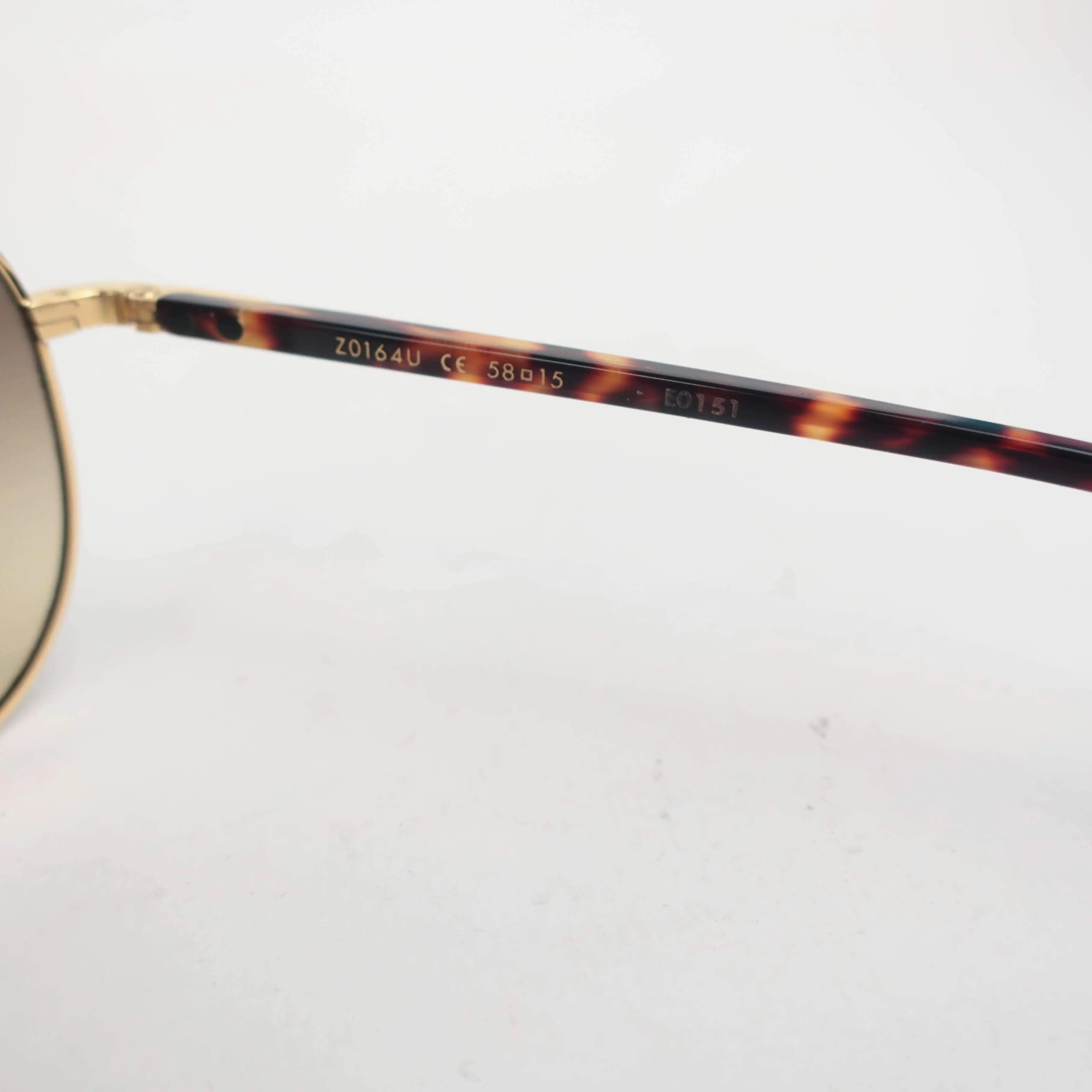 Louis Vuitton Goldtone Metal Frame Monogram Conspiration Pilote Sunglasses-Z0164U - Image 13