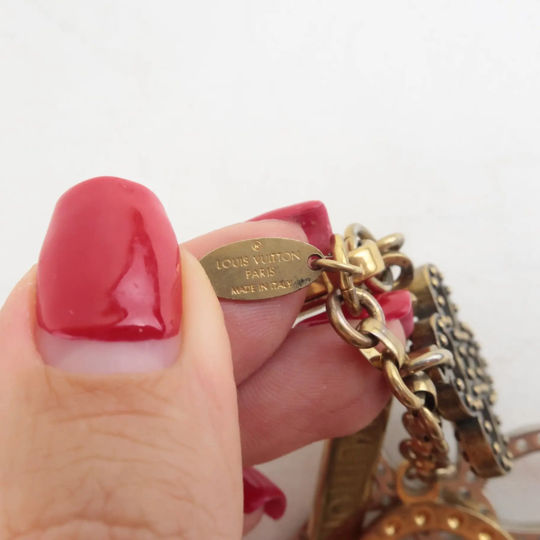 Louis Vuitton Metal Tapage Bag Charm/Key Holder - Image 4