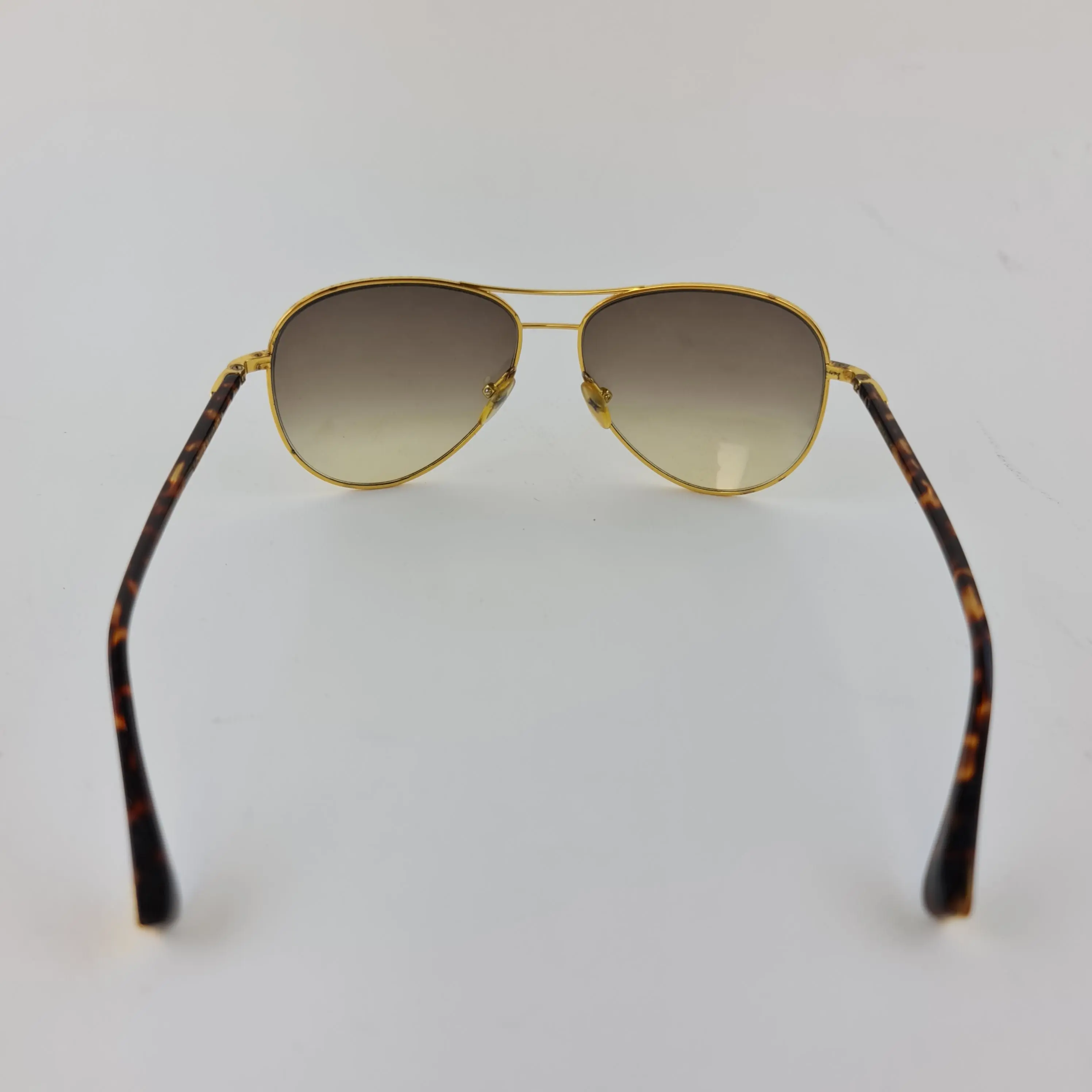 Louis Vuitton Goldtone Monogram Conspiration Pilote Sunglasses (707-E0029) - Image 4