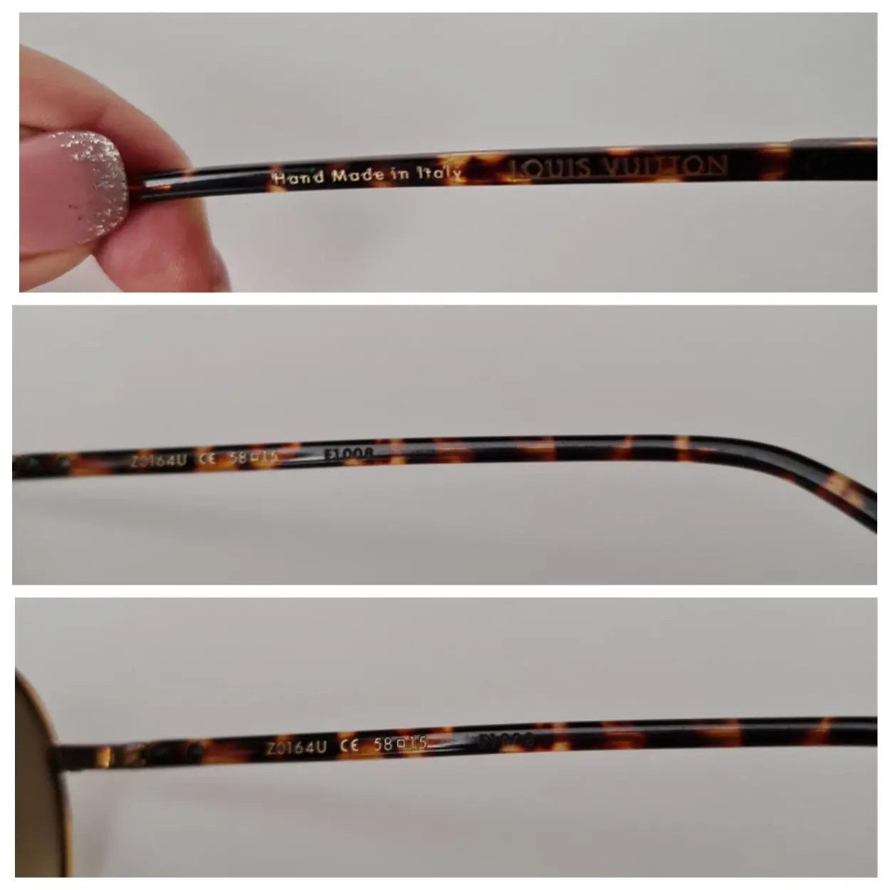 Louis Vuitton Goldtone Monogram Pilote Sunglasses - Image 19