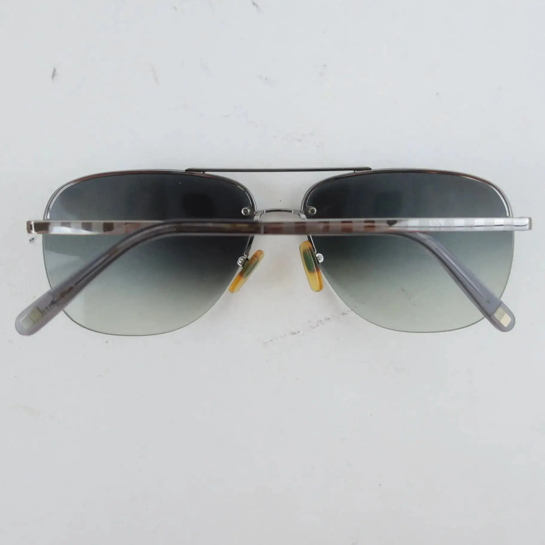 Louis Vuitton Grey Socoa Damier Aviators Sunglasses Sunglasses (649) - Image 5