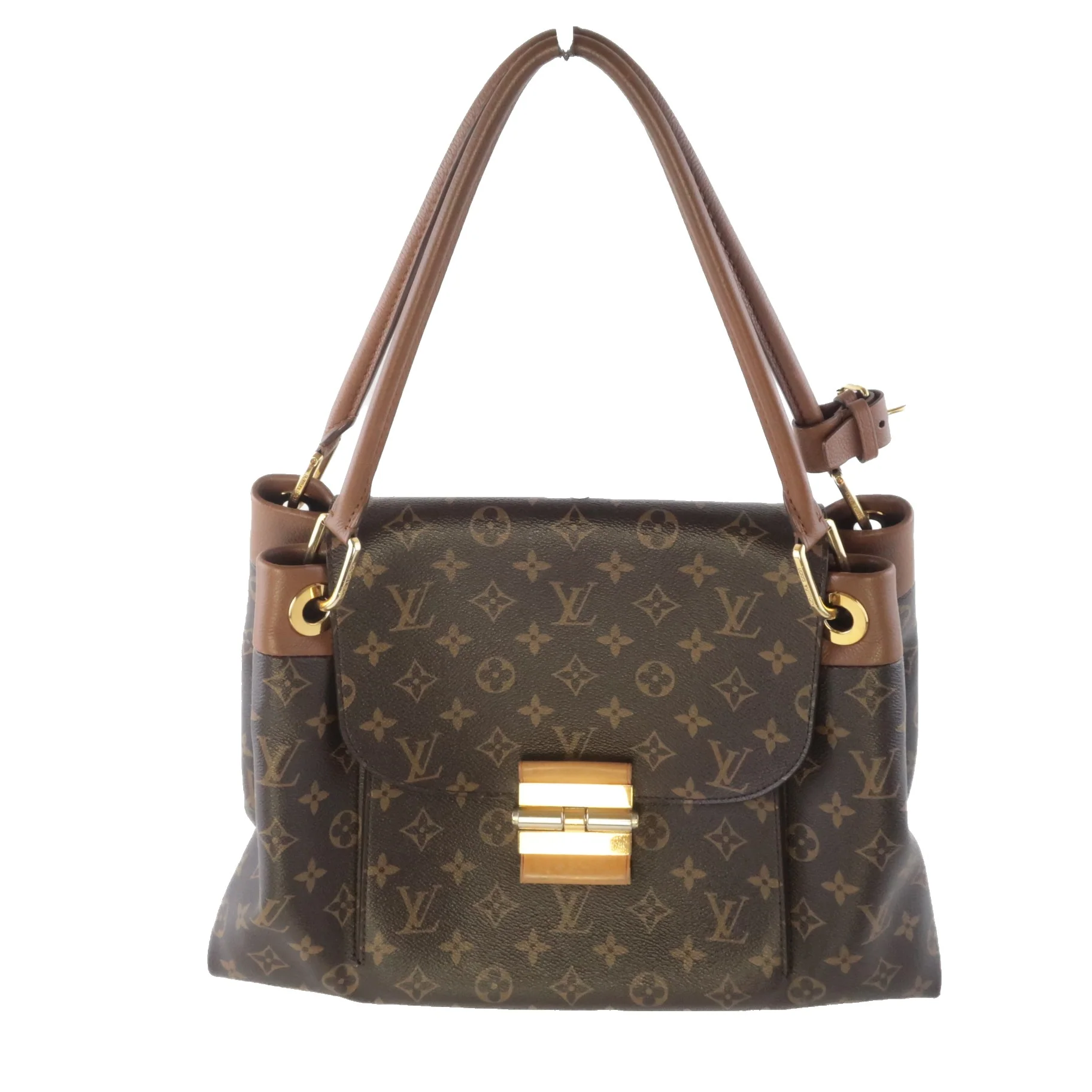 Louis Vuitton Havane Monogram Canvas Olympe Bag (697) - Image 17