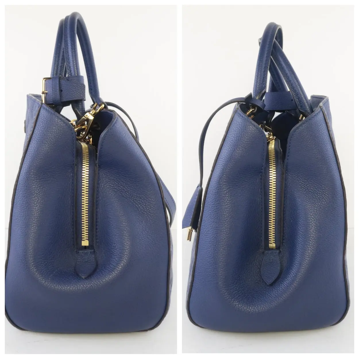 Louis Vuitton Iris Blue Empreinte Montaigne MM bag - Image 4