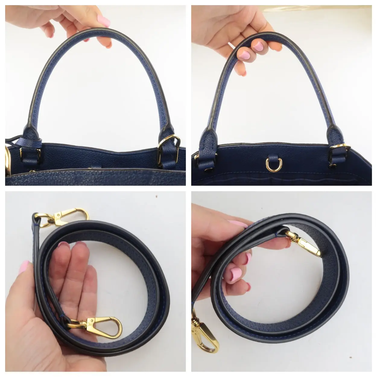 Louis Vuitton Iris Blue Empreinte Montaigne MM bag - Image 9