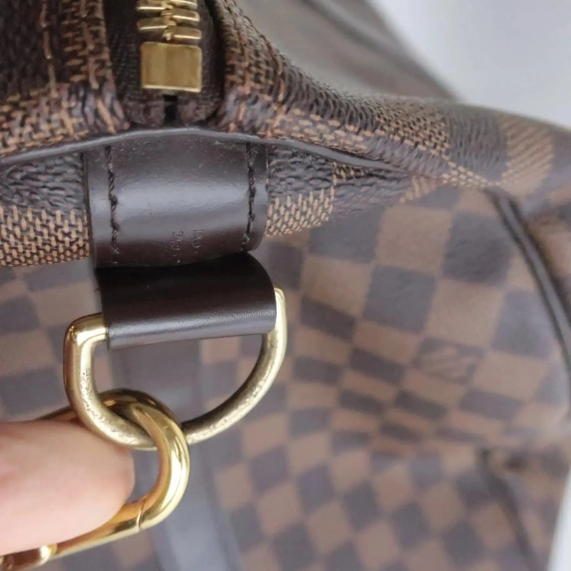 Louis Vuitton Damier Ebene Keepall 55 Bandouliere - Image 10