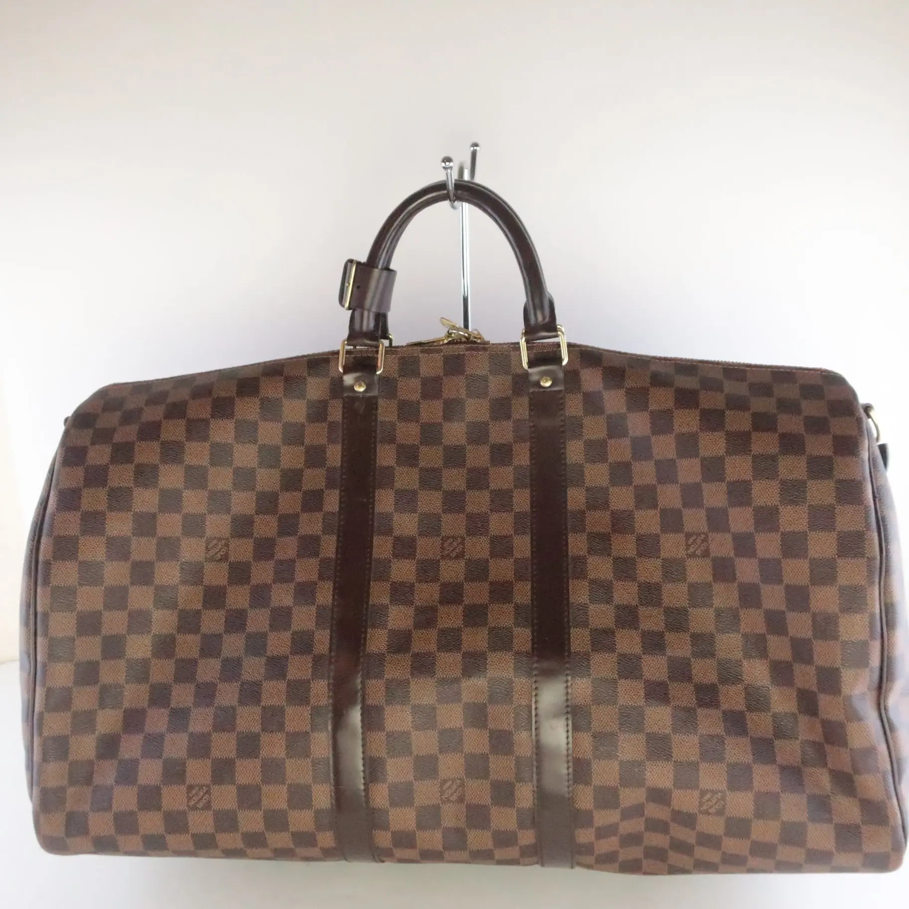 Louis Vuitton Damier Ebene Keepall 55 Bandouliere - Image 3