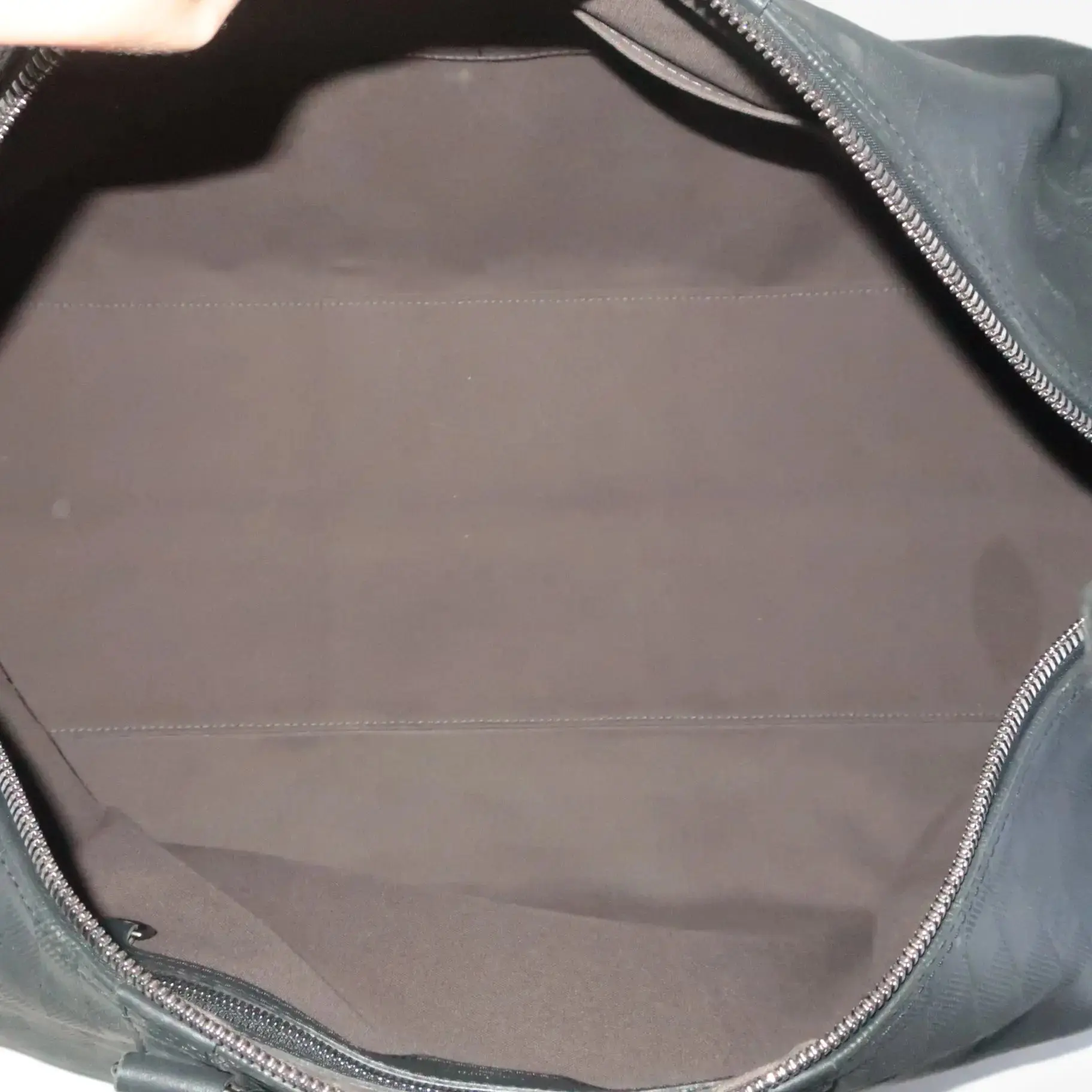 Louis Vuitton Keepall 55 Damier Graphite Black Leather Bag - Image 4