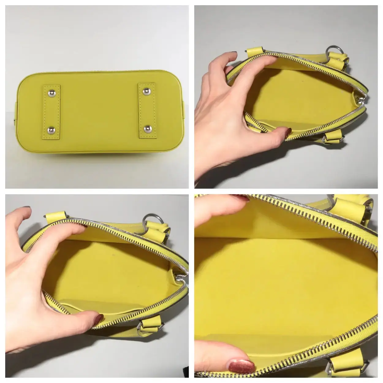Louis Vuitton Lime Epi Alma BB Crossbody Bag - Image 13
