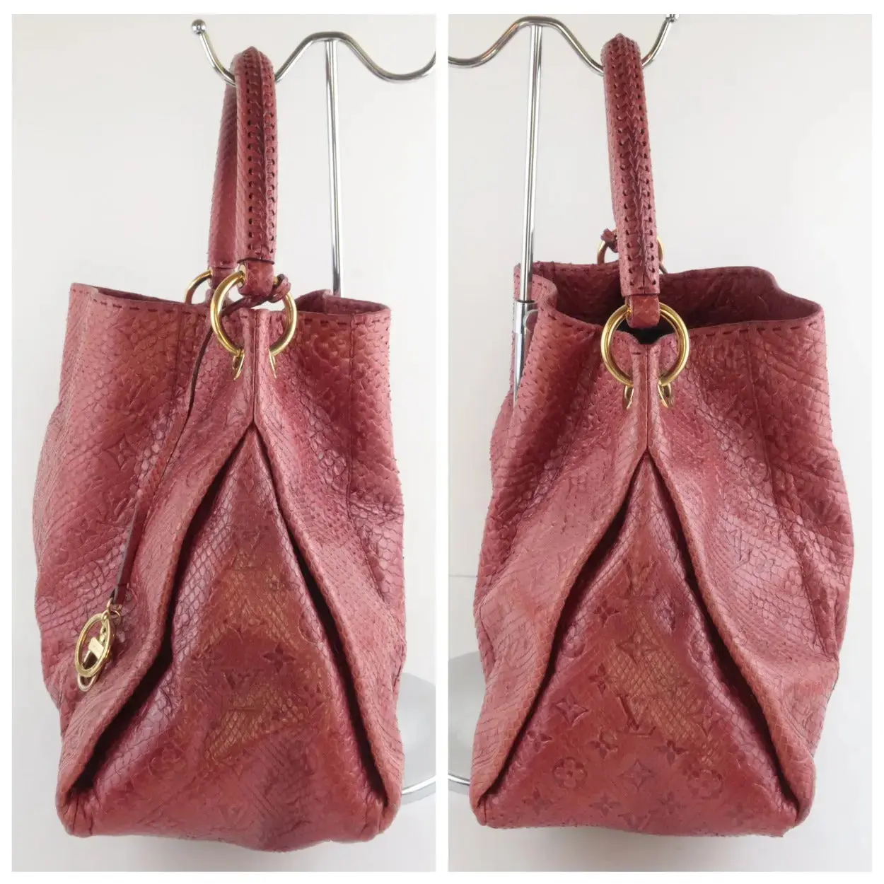 Louis Vuitton Limited Edition Artsy MM Python Bag - Image 15