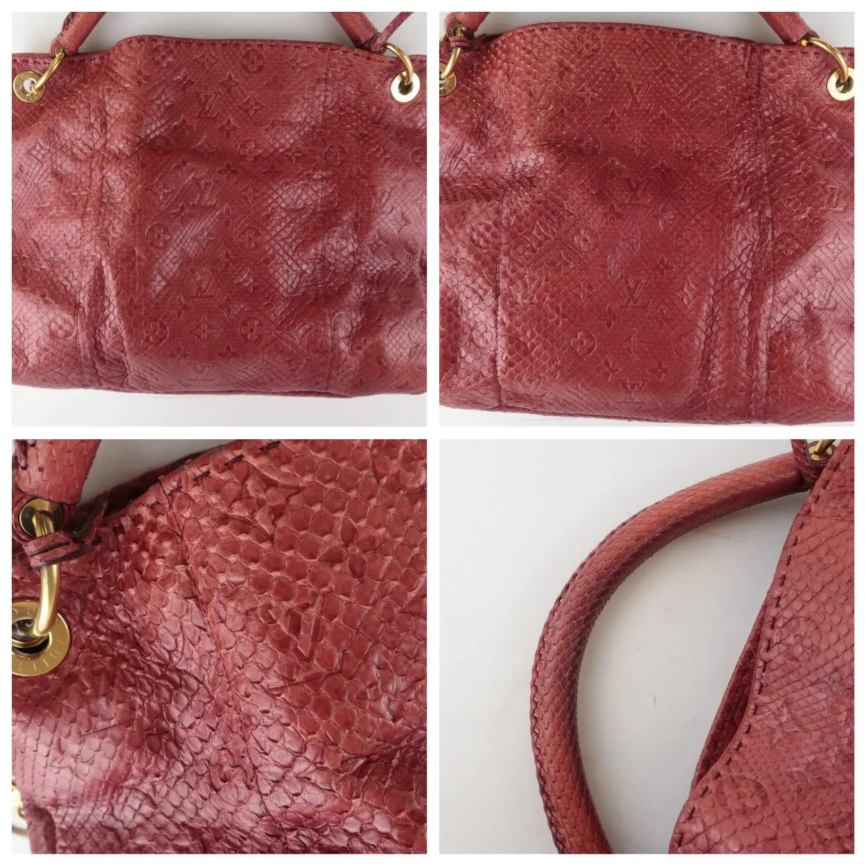 Louis Vuitton Limited Edition Artsy MM Python Bag - Image 18