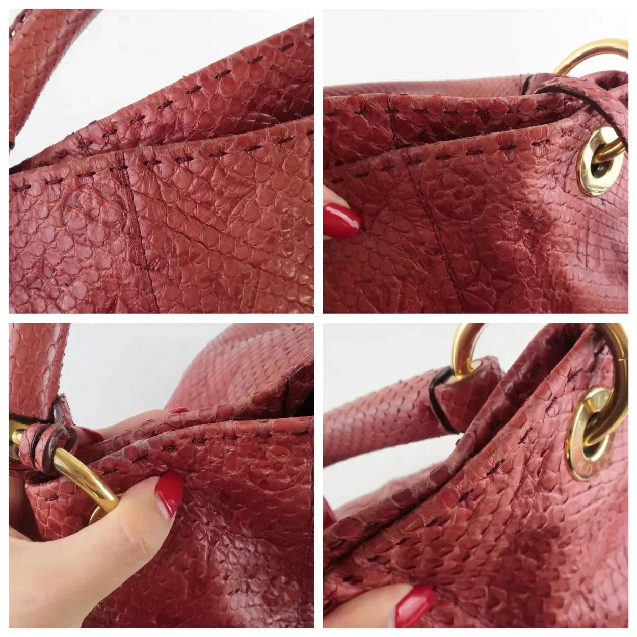 Louis Vuitton Limited Edition Artsy MM Python Bag - Image 19