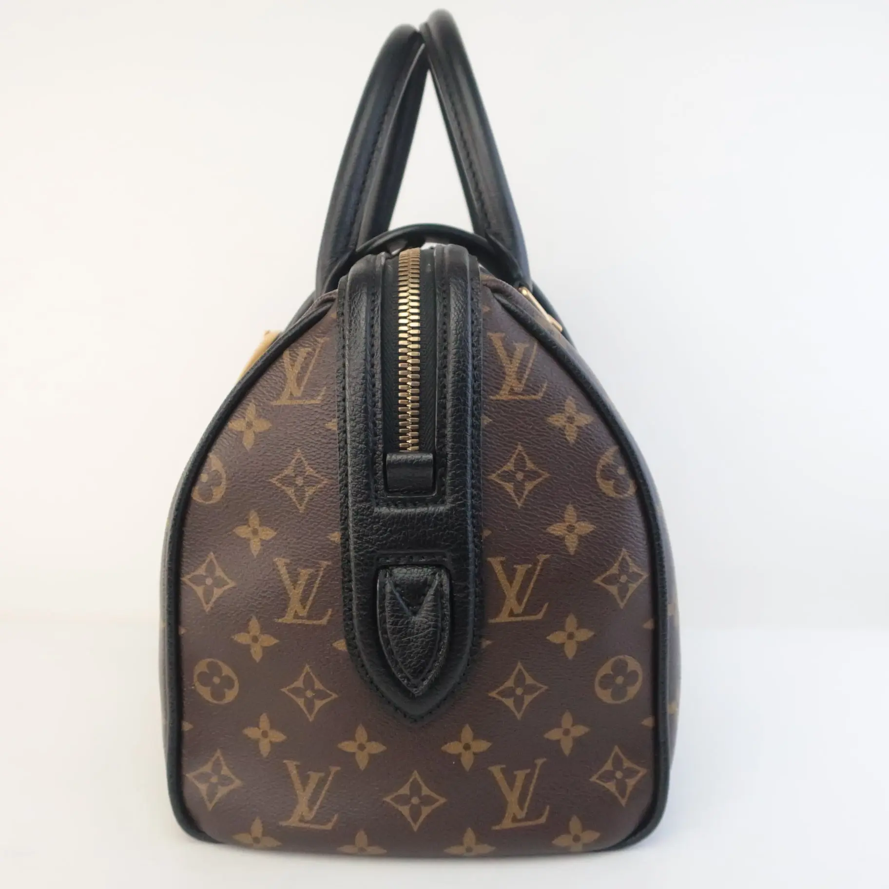 Louis Vuitton Black Monogram Golden Arrow Speedy Bag - Image 11