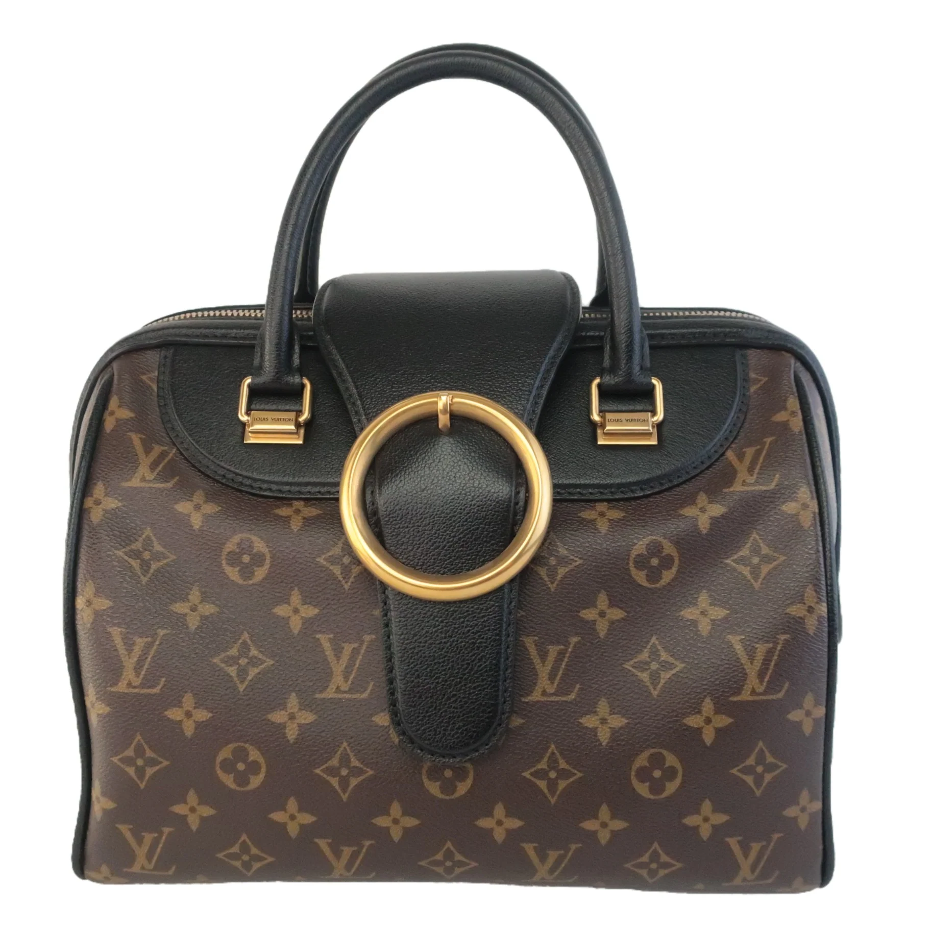 Louis Vuitton Black Monogram Golden Arrow Speedy Bag - Image 2