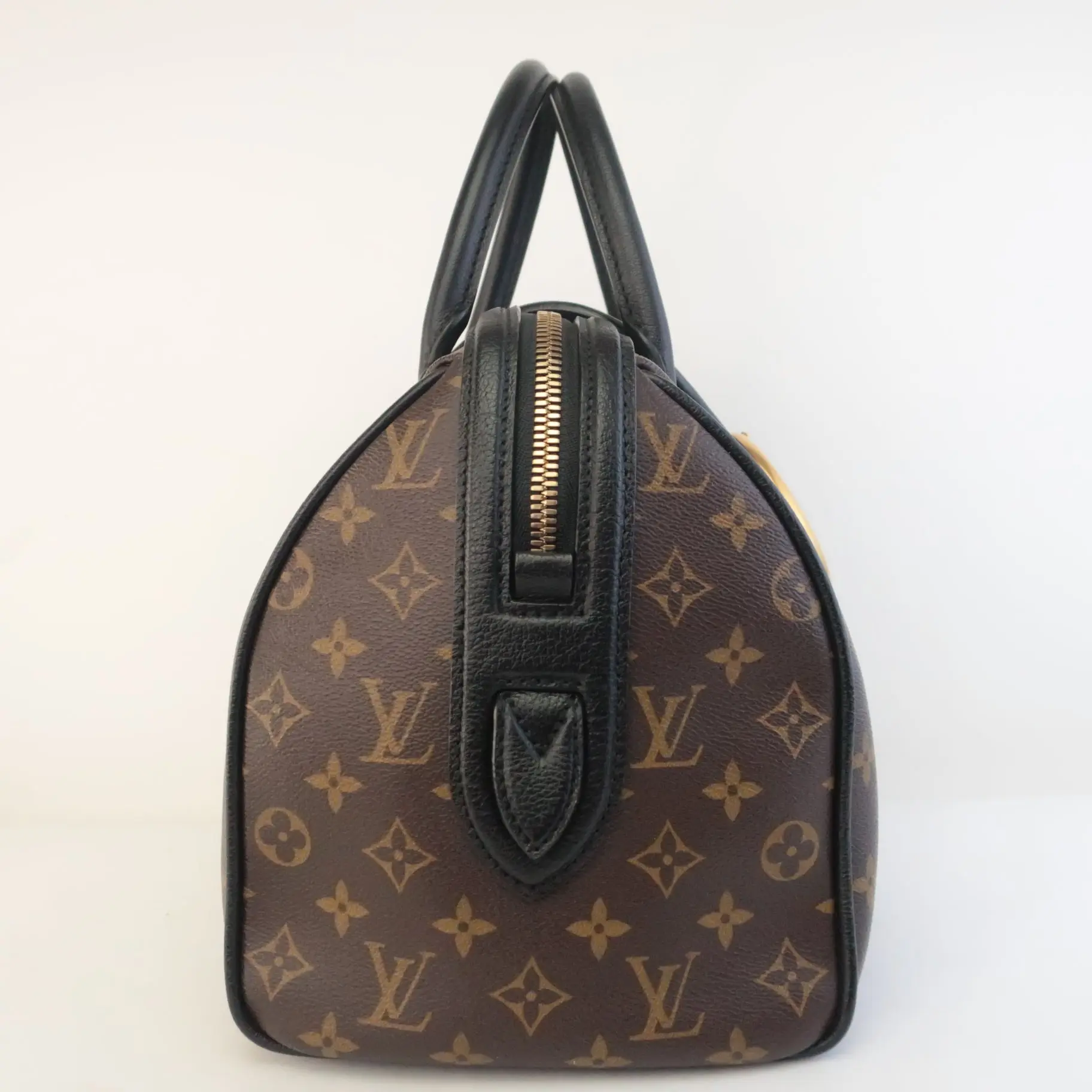 Louis Vuitton Black Monogram Golden Arrow Speedy Bag - Image 25