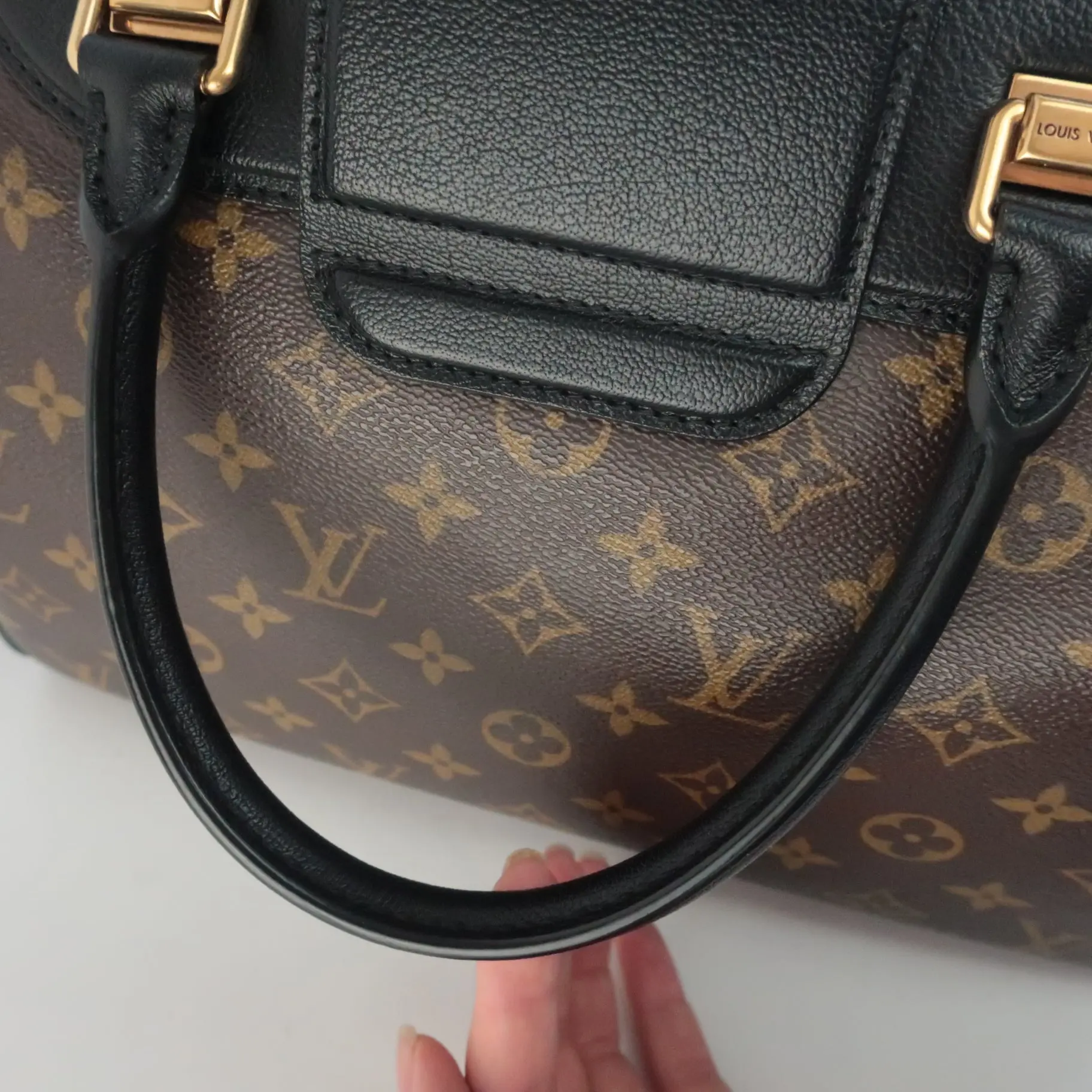 Louis Vuitton Black Monogram Golden Arrow Speedy Bag - Image 29