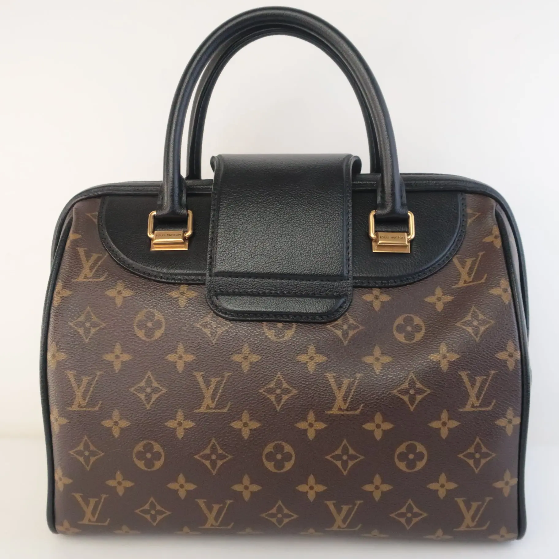 Louis Vuitton Black Monogram Golden Arrow Speedy Bag - Image 4
