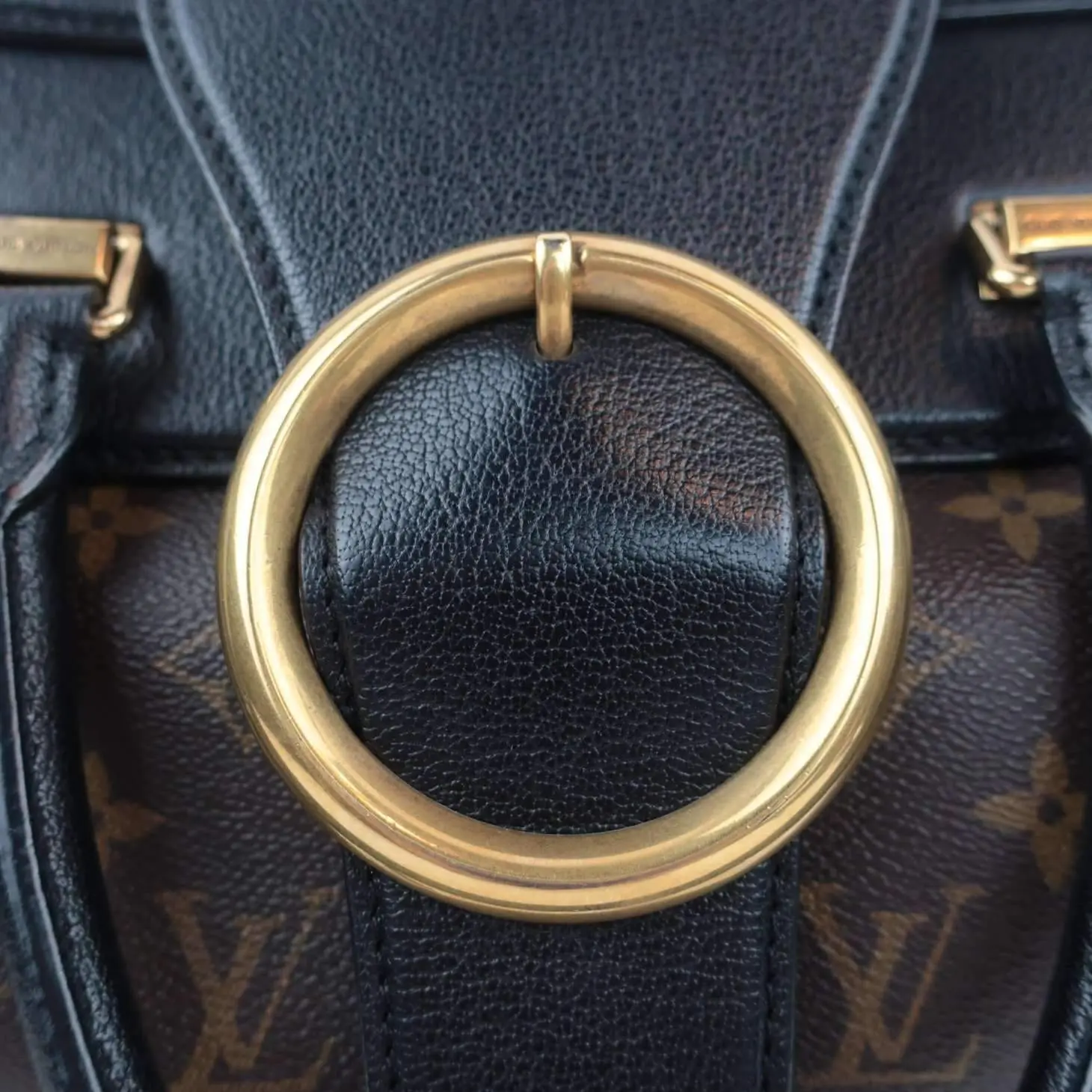 Louis Vuitton Noir Monogram Golden Arrow Speedy Bag - Image 3