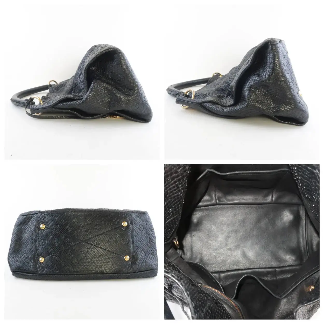 Louis Vuitton Noir Python Artsy MM Bag - Image 15