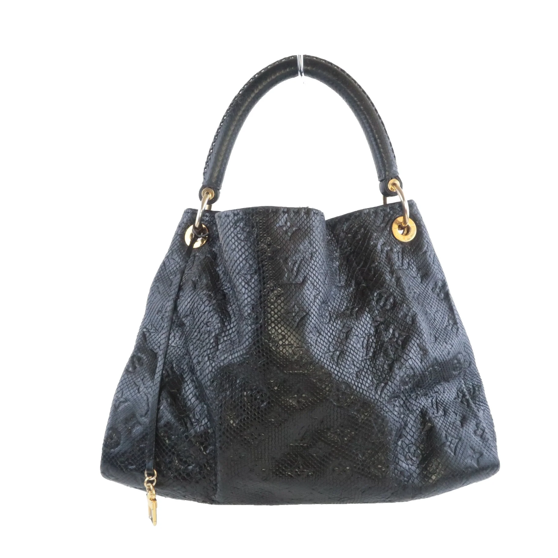 Louis Vuitton Noir Python Artsy MM Bag - Image 3