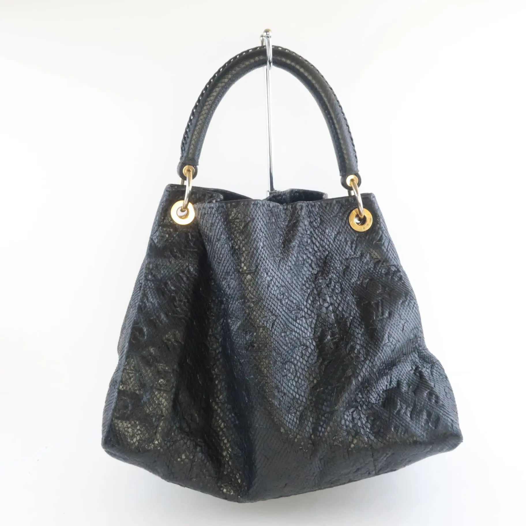 Louis Vuitton Noir Python Artsy MM Bag - Image 8