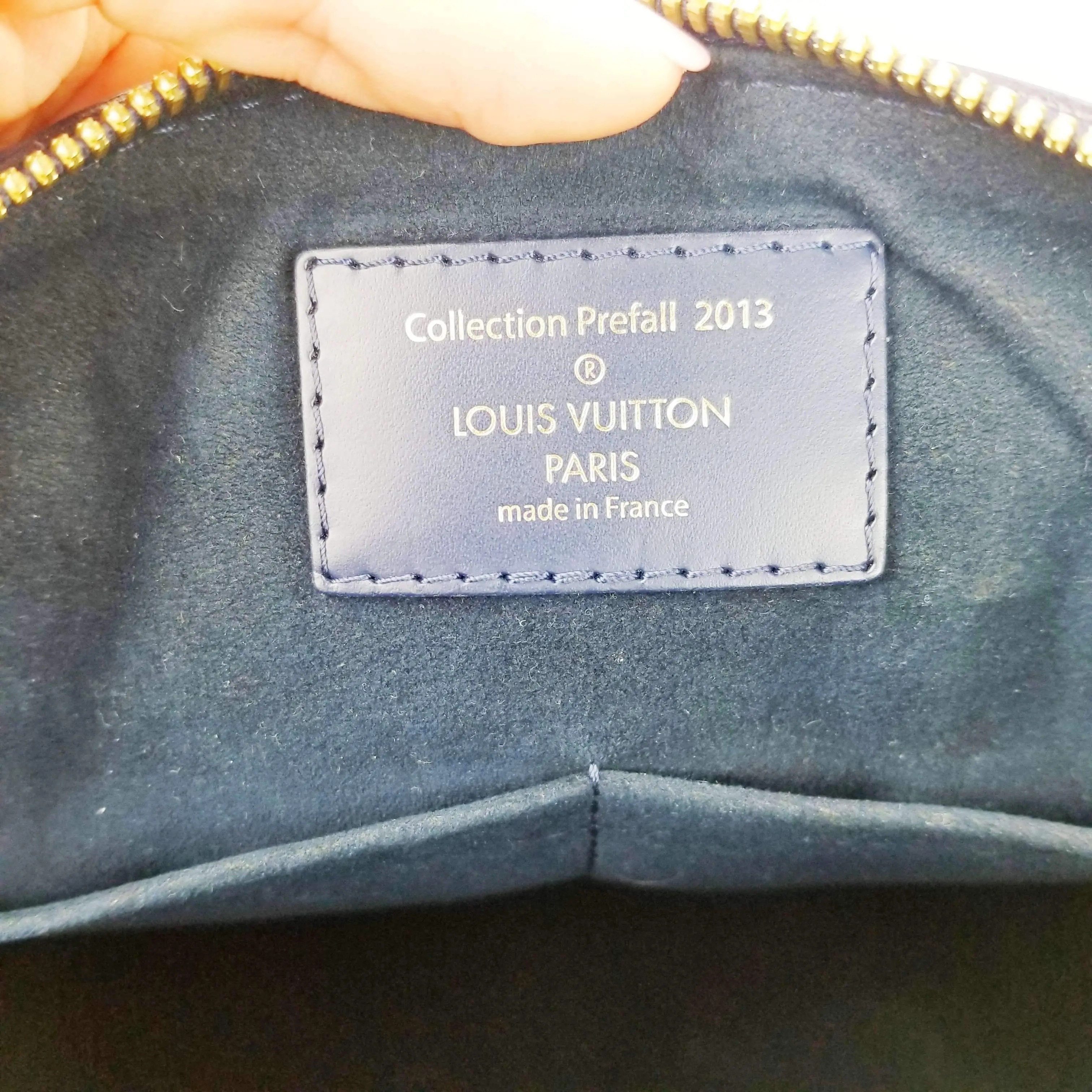 Louis Vuitton Limited Blue Damier Paillettes Speedy 30 - Image 11