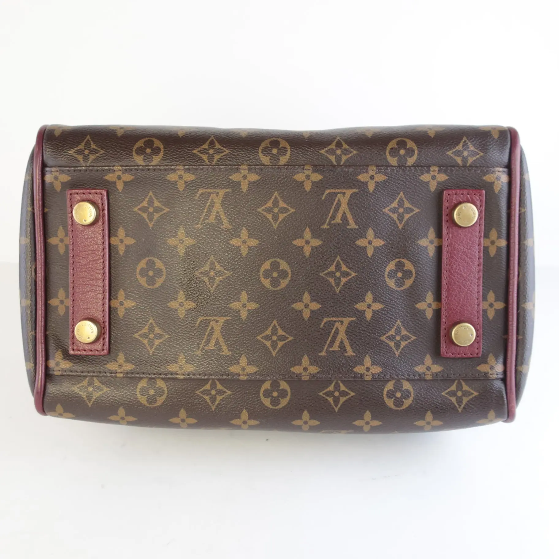 Louis Vuitton Bordeaux Monogram Golden Arrow Speedy Bag - Image 5