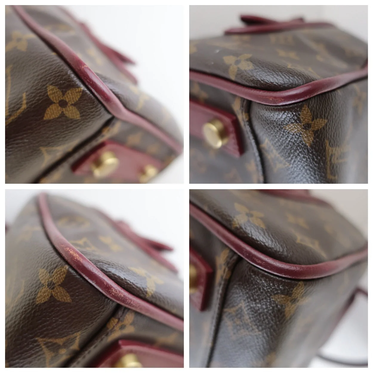 Louis Vuitton Bordeaux Monogram Golden Arrow Speedy Bag - Image 6