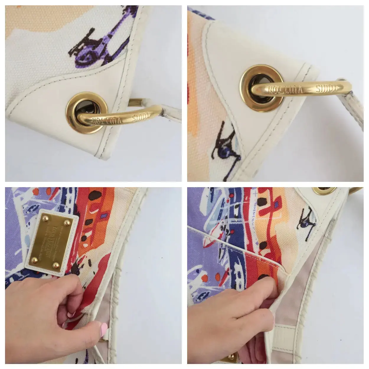 Louis Vuitton Limited Edition Canvas Riviera Galliera GM Bag - Image 7