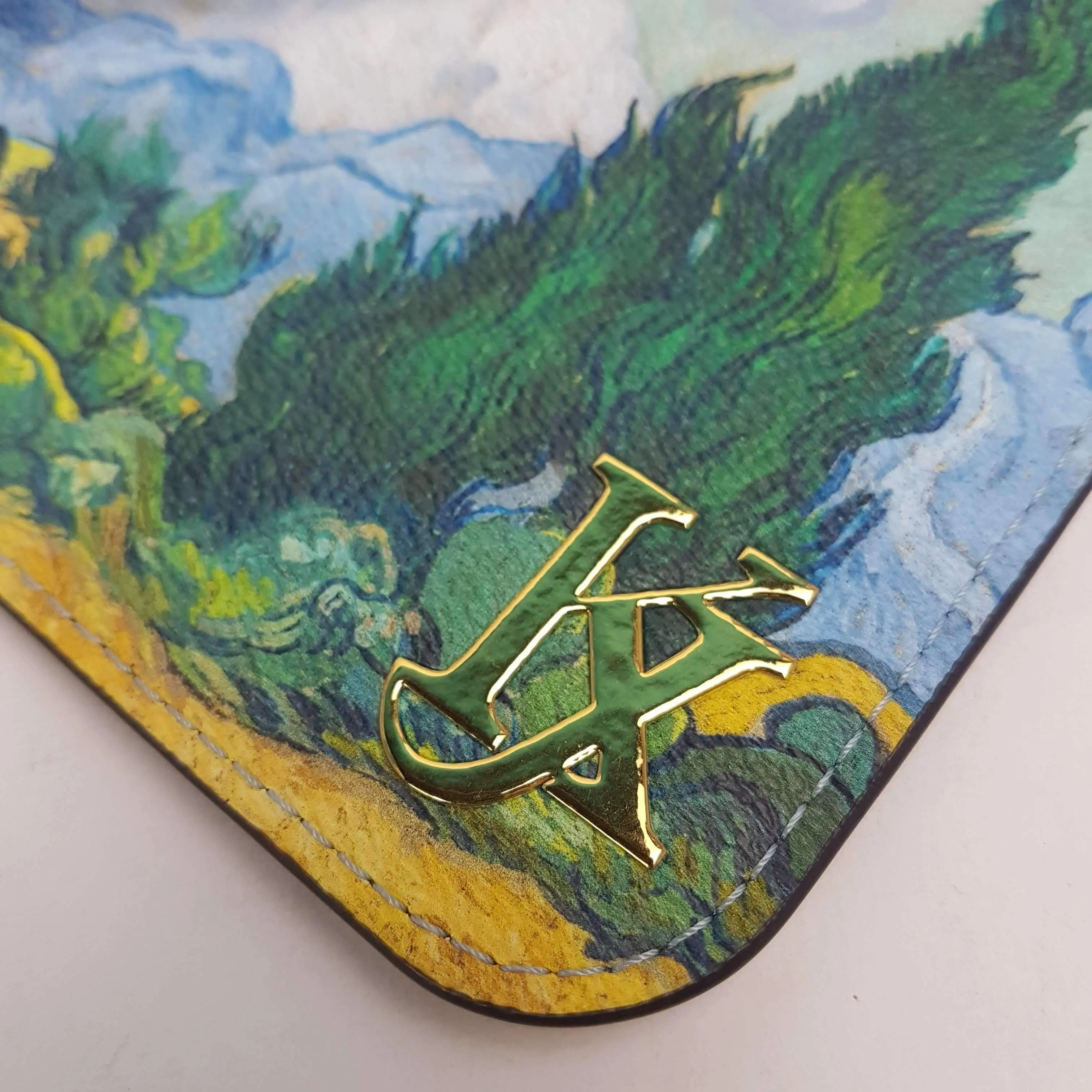 Louis Vuitton Limited Edition Coated Canvas Jeff Koons Van Gogh Neverfull MM Bag with Pouch - Image 18