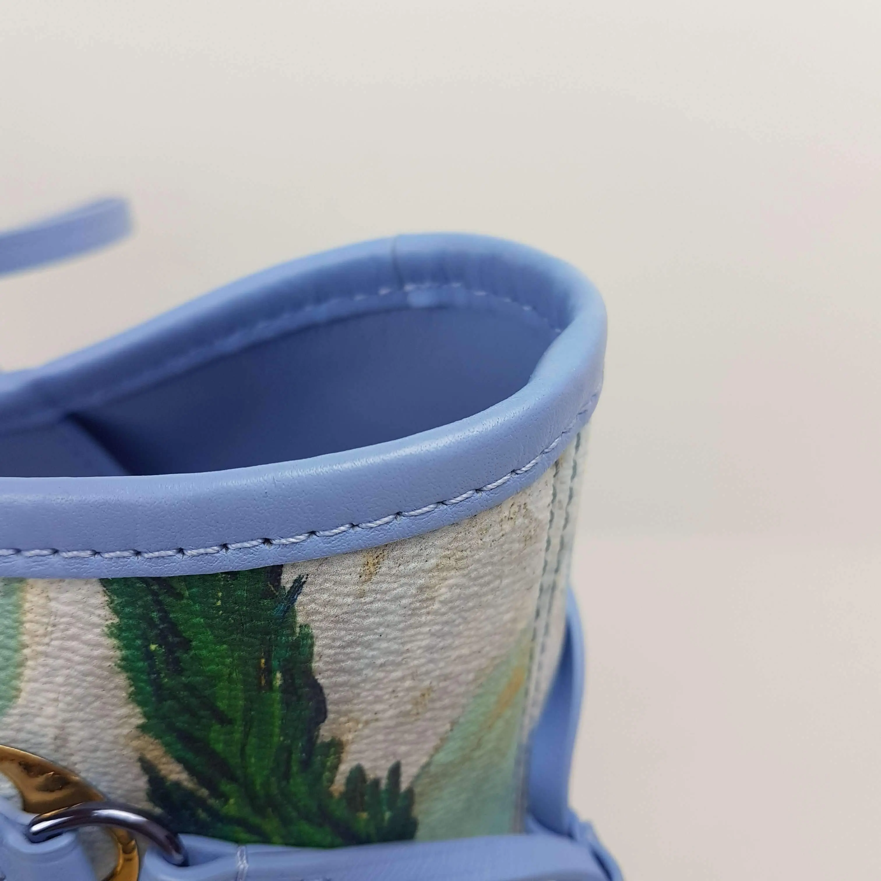 Louis Vuitton Limited Edition Coated Canvas Jeff Koons Van Gogh Neverfull MM Bag with Pouch - Image 6