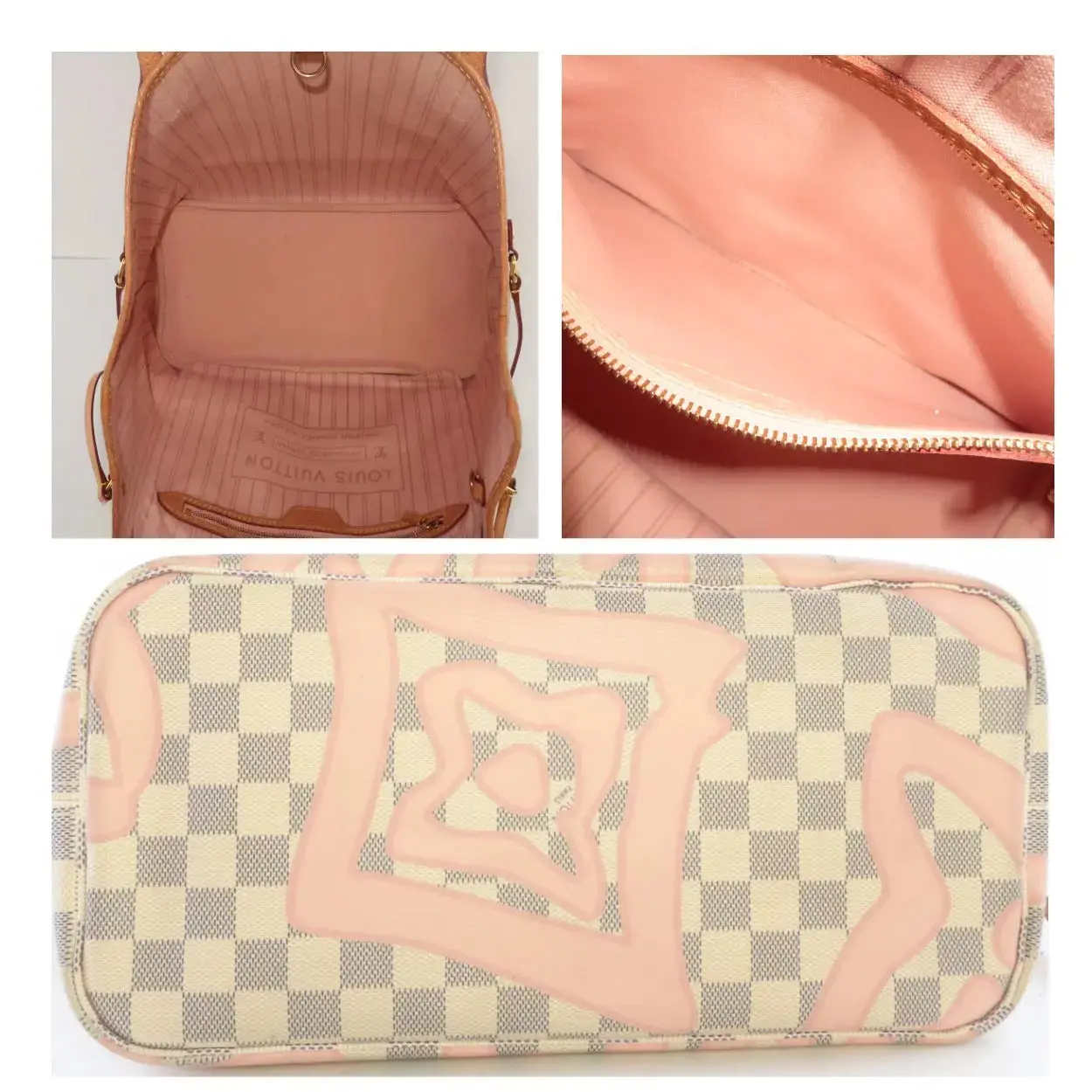 Louis Vuitton Limited Edition Damier Azur Tahitienne Neverfull MM Shoulder bag with pouch - Image 20