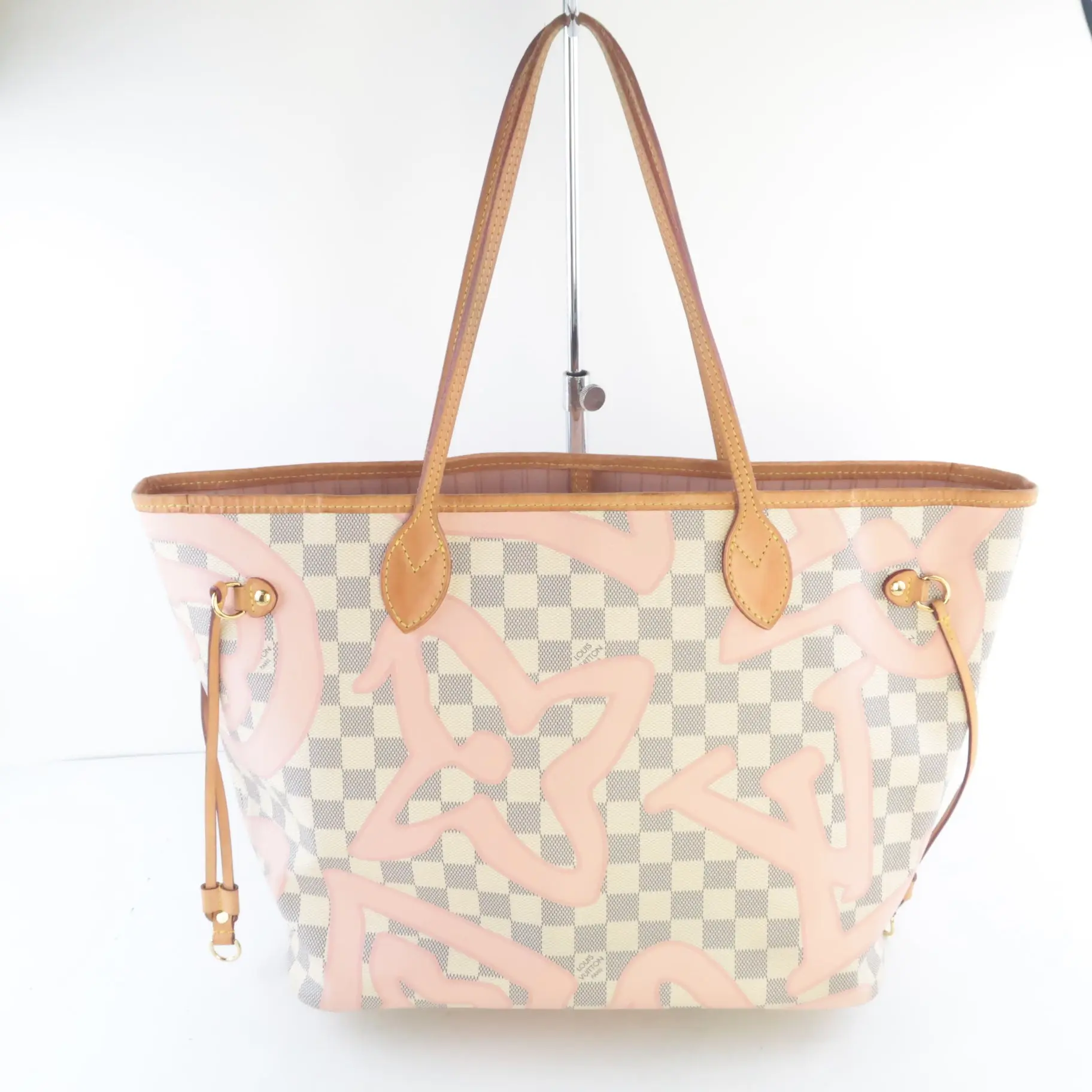 Louis Vuitton Limited Edition Damier Azur Tahitienne Neverfull MM Shoulder bag with pouch - Image 3
