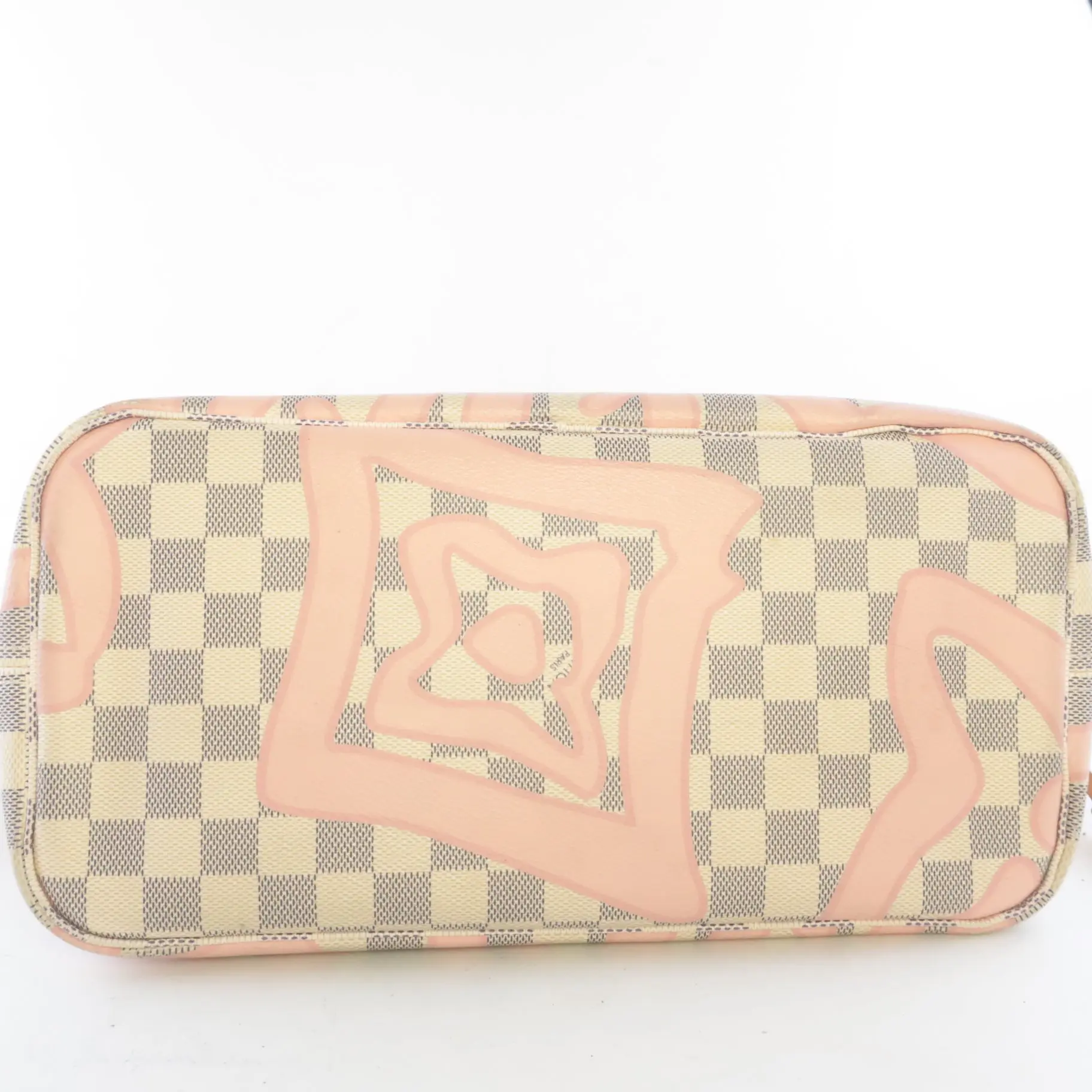 Louis Vuitton Limited Edition Damier Azur Tahitienne Neverfull MM Shoulder bag with pouch - Image 7