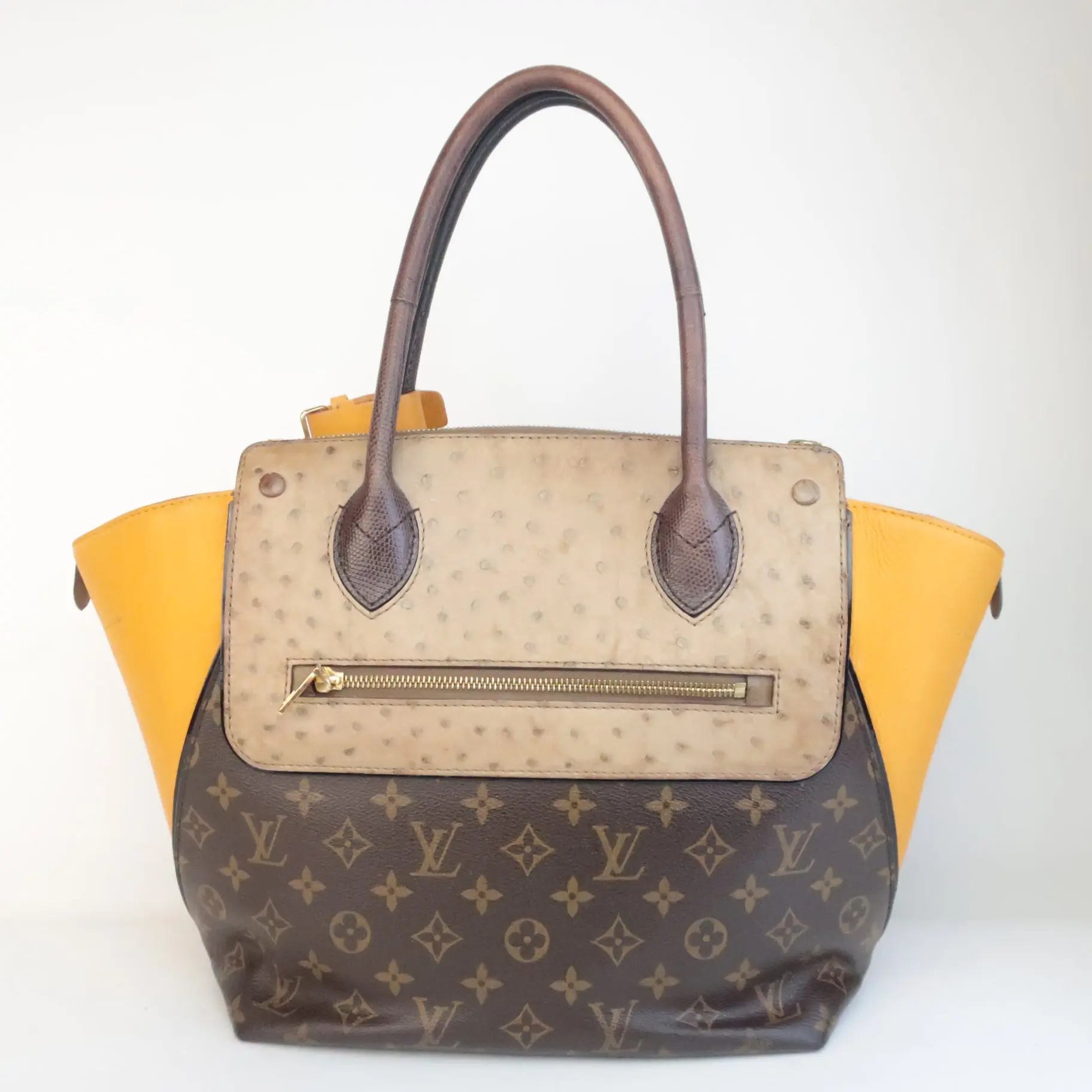 Louis Vuitton Limited Edition Exotics Ostrich Le Majestueux Bag - Image 4