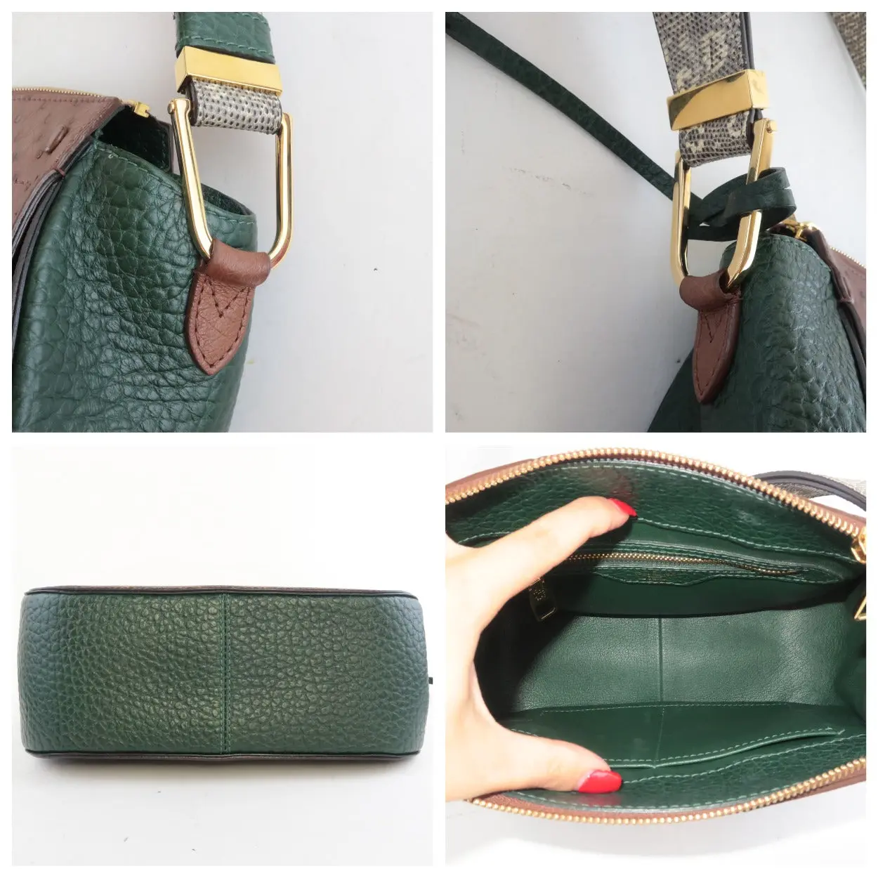 Louis Vuitton Limited Edition Exotics Ostrich Le Majestueux Shoulder Bag - Image 7