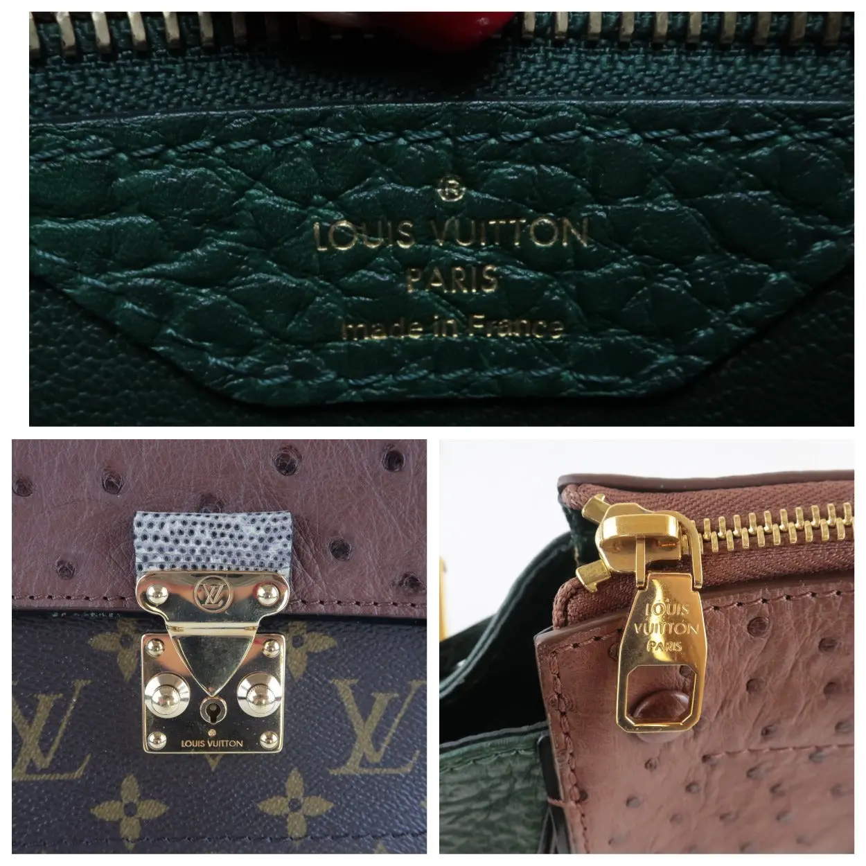 Louis Vuitton Limited Edition Exotics Ostrich Le Majestueux Shoulder Bag - Image 8