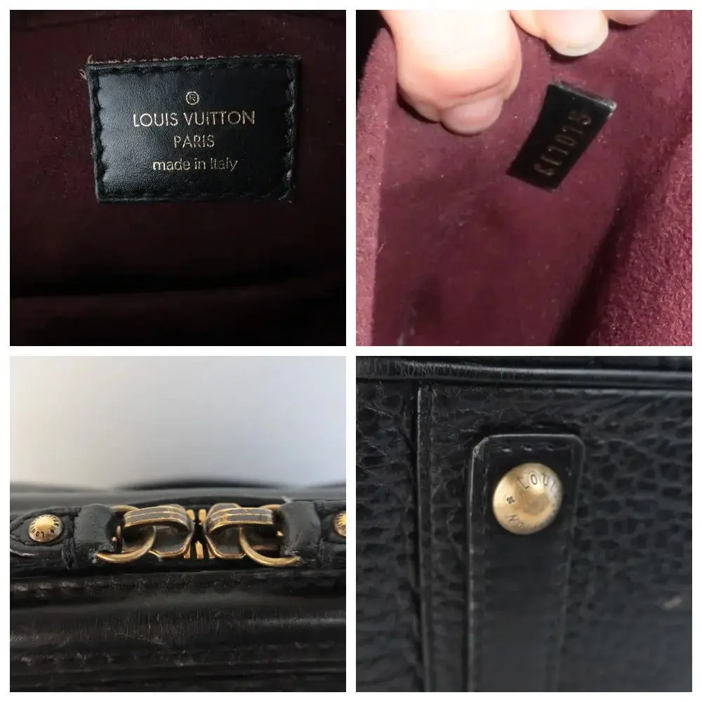 Louis Vuitton Black Limited Edition Leather Mizi Vienna Bag - Image 11