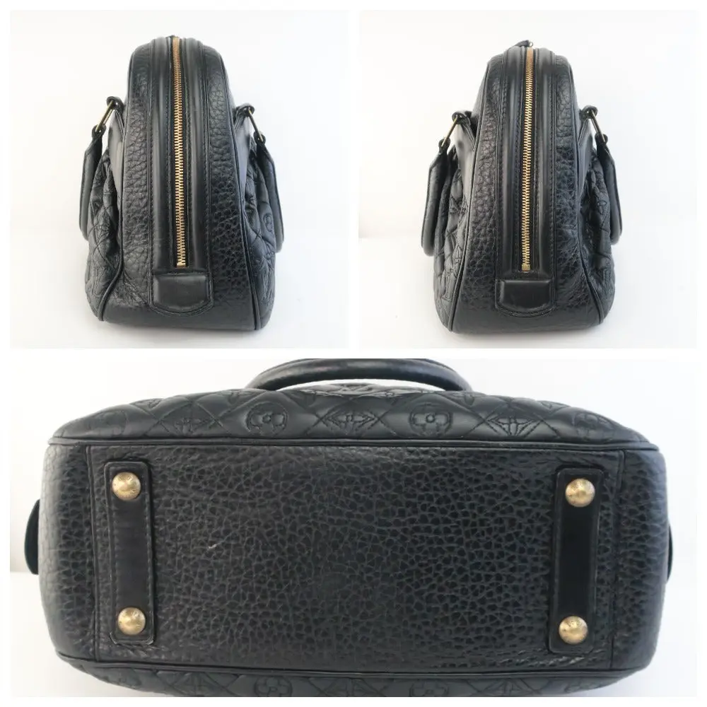 Louis Vuitton Black Limited Edition Leather Mizi Vienna Bag - Image 14