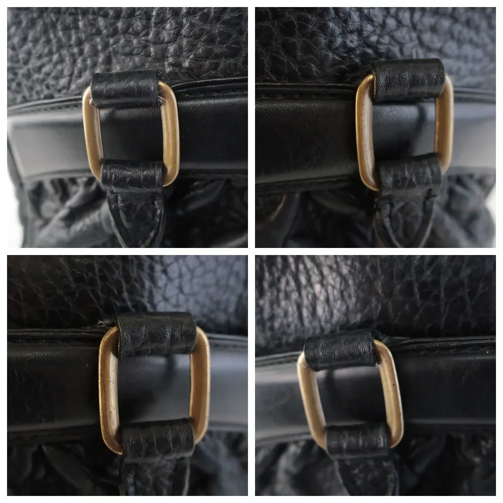 Louis Vuitton Black Limited Edition Leather Mizi Vienna Bag - Image 16