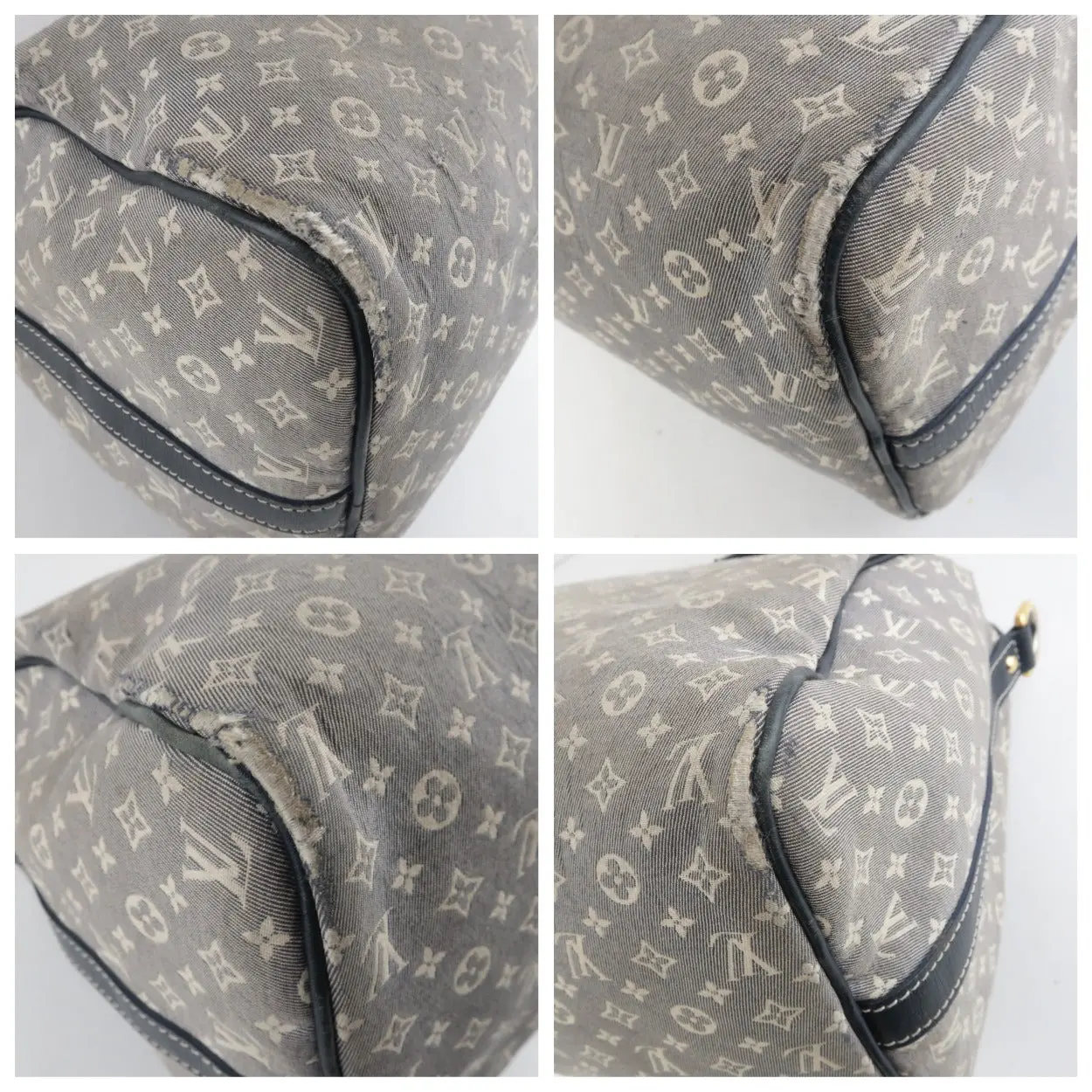 Louis Vuitton Mini Lin Speedy Bandouliere Denim Bag - Image 14