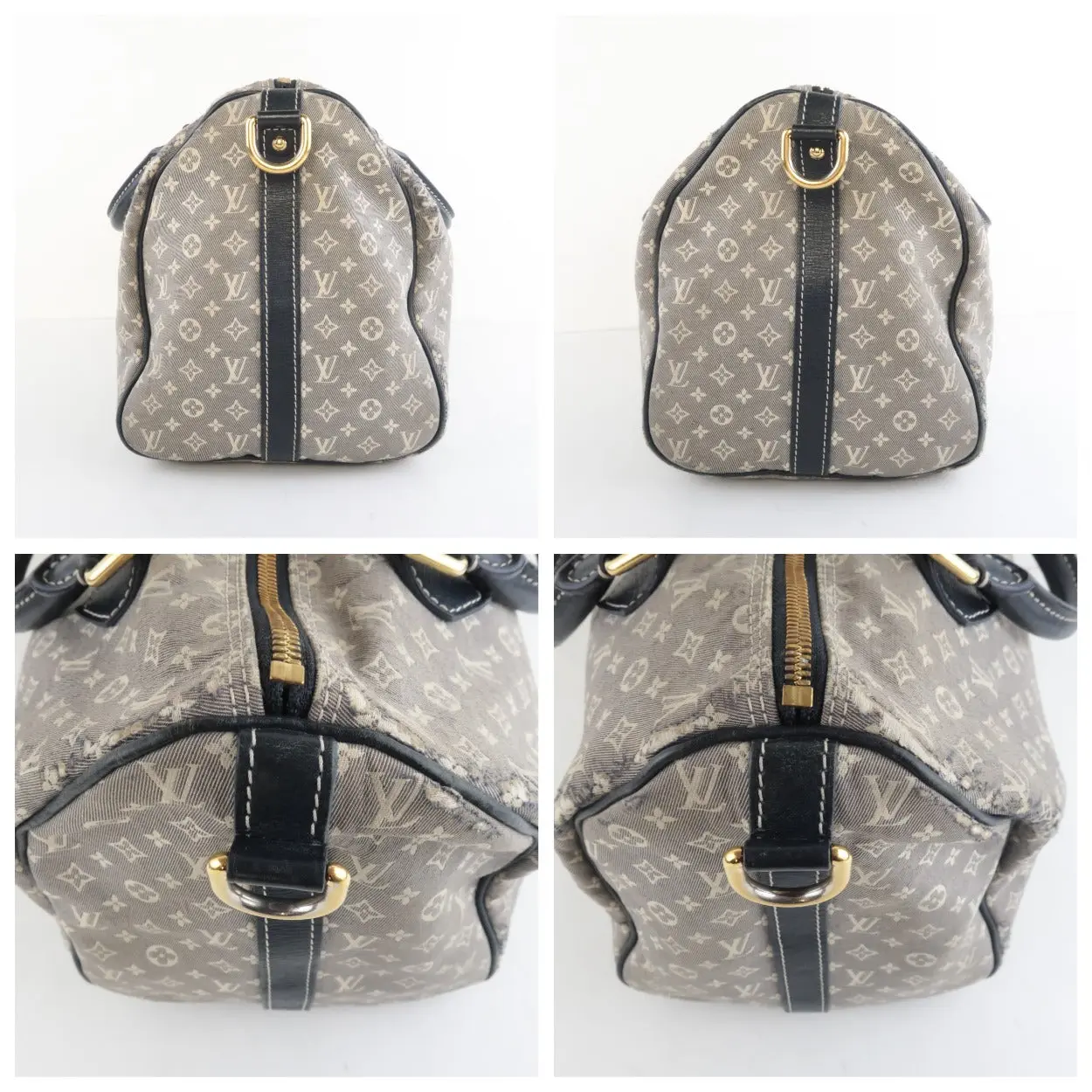 Louis Vuitton Mini Lin Speedy Bandouliere Denim Bag - Image 15