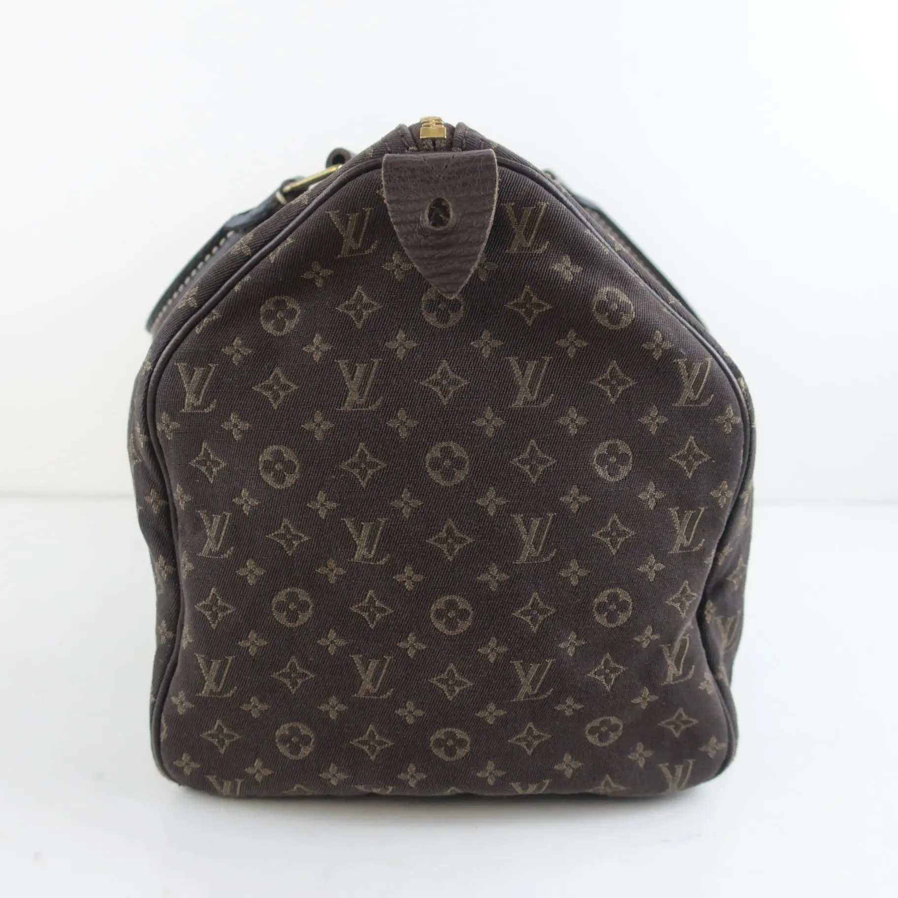 Louis Vuitton Limited Edition Mini Lin Speedy Denim Bag - Image 16